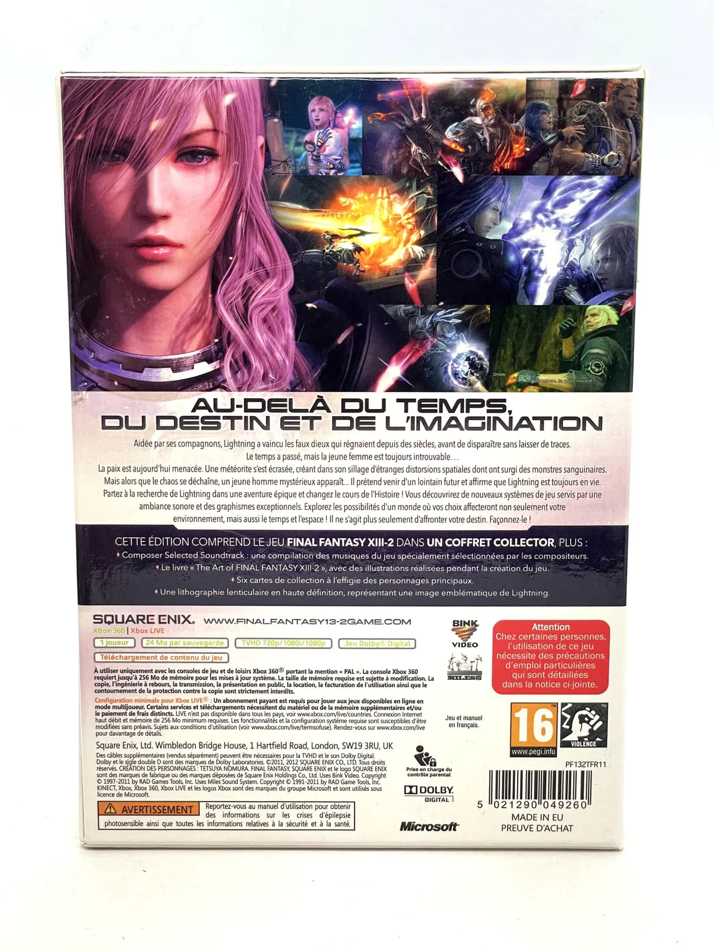 Final Fantasy XIII-2 Collector's Edition Xbox 360