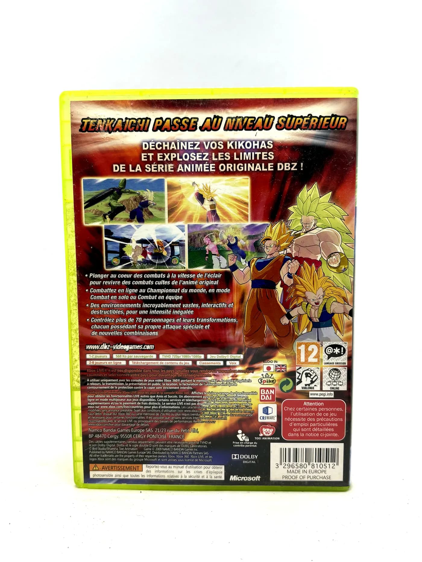 Dragon Ball Raging Blast Xbox 360