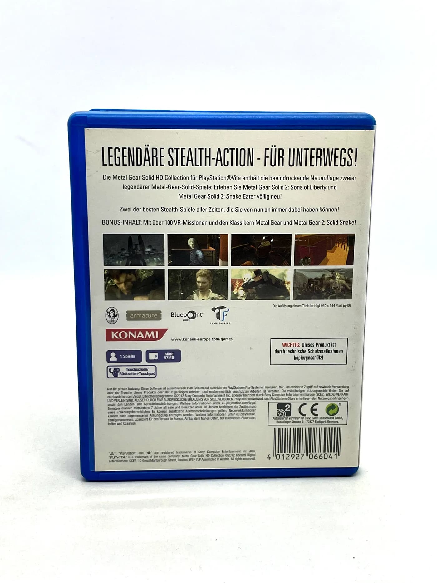 Metal Gear Solid HD Collection PS Vita