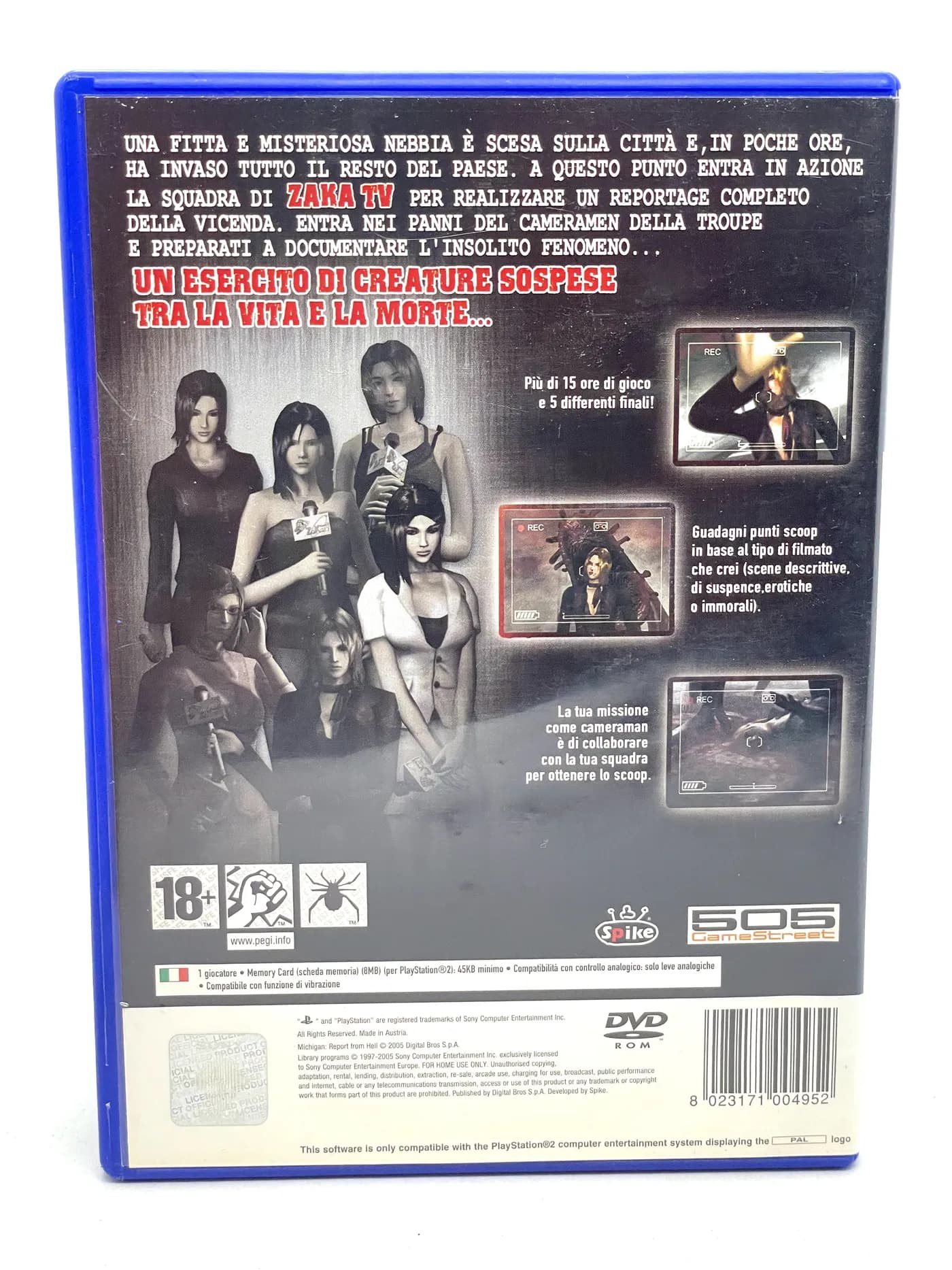 Michigan Report from Hell PS2