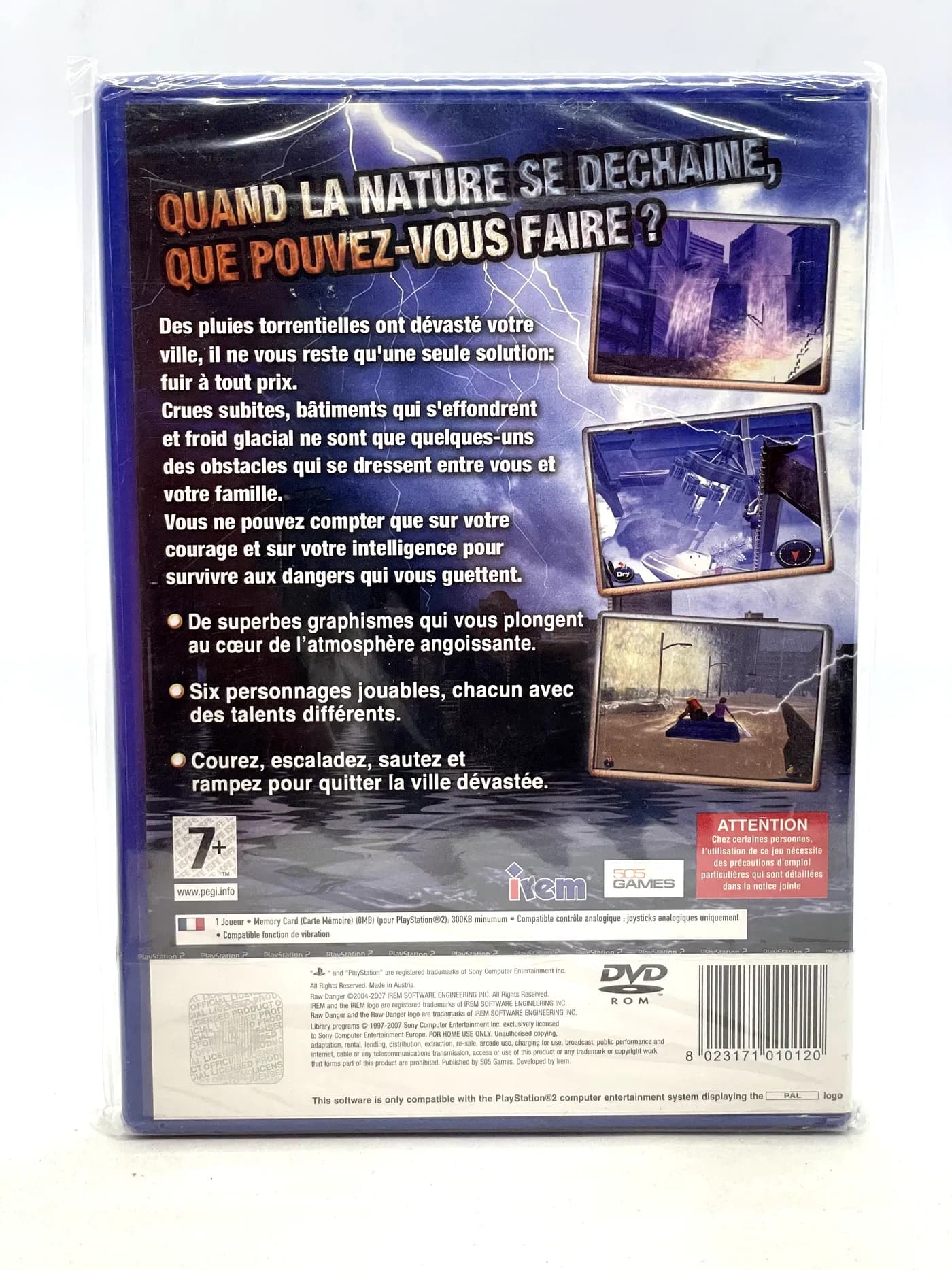 Raw Danger! PS2 (New in shrink wrap)