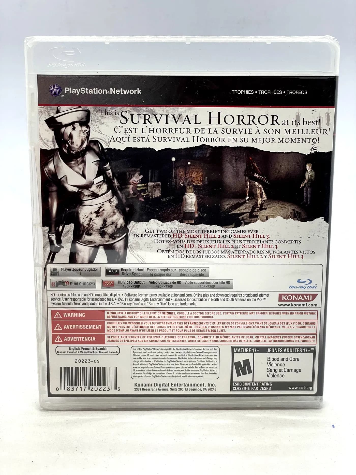 Silent Hill HD Collection PS3 (New in shrink wrap)