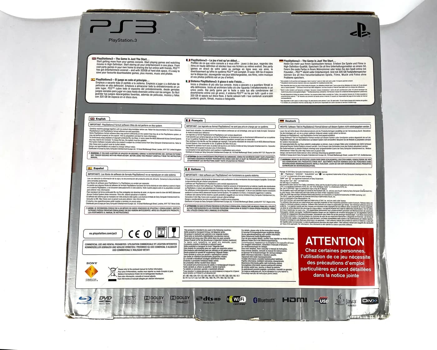PlayStation 3 320GB CECH-2504B Console Complete