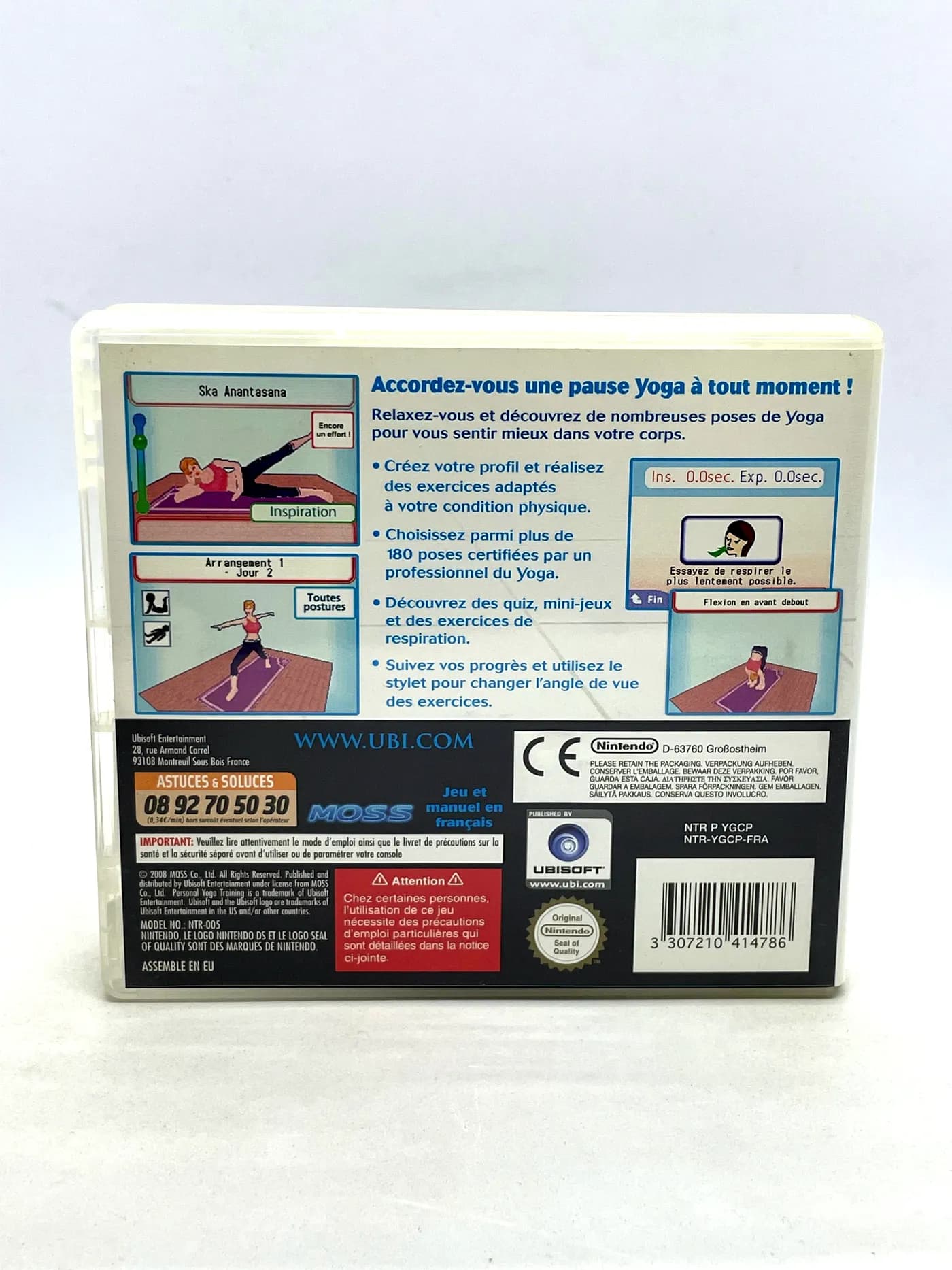 Personal Yoga Training Nintendo DS