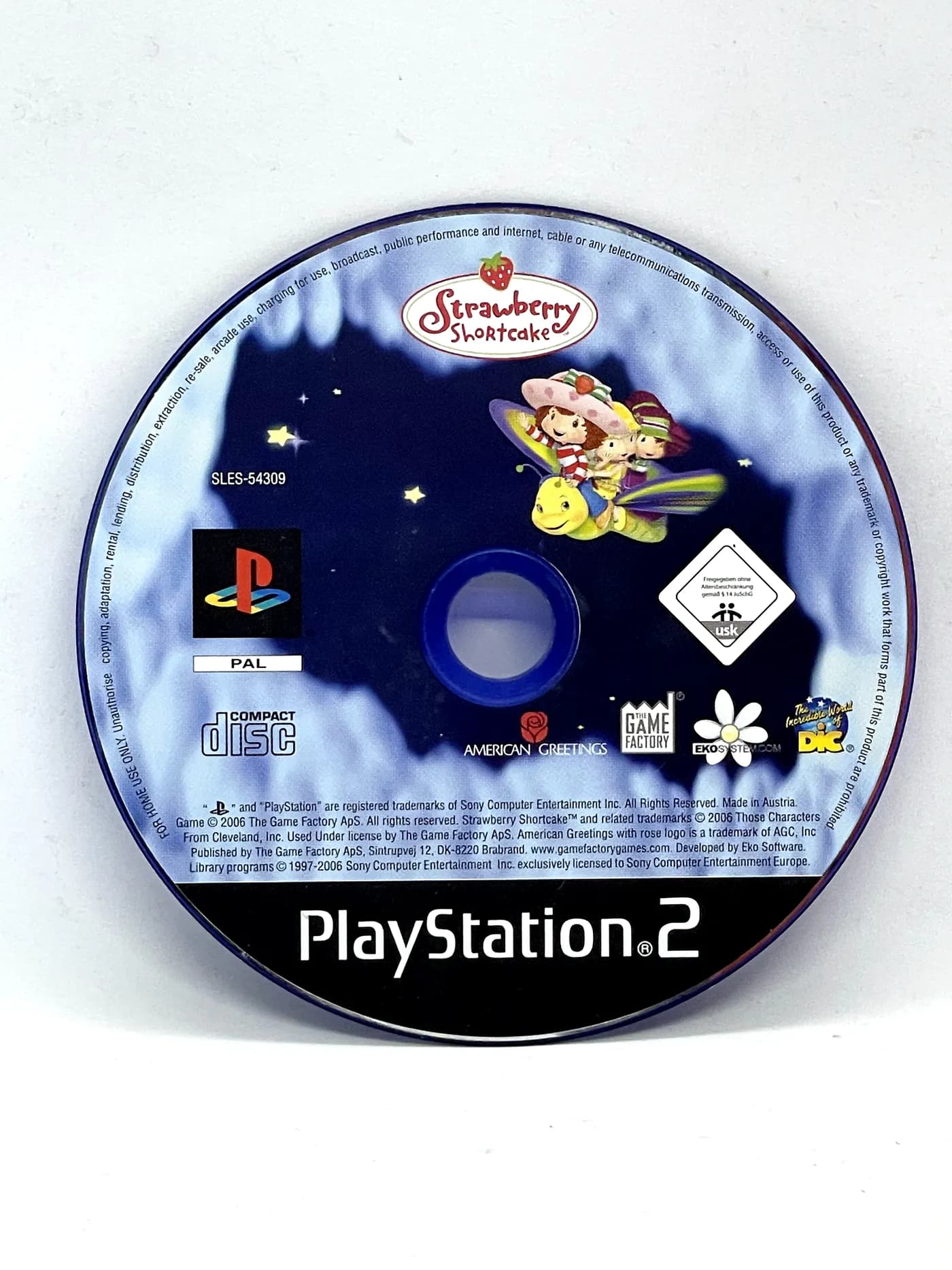 Strawberry Shortcake PS2 (game only)