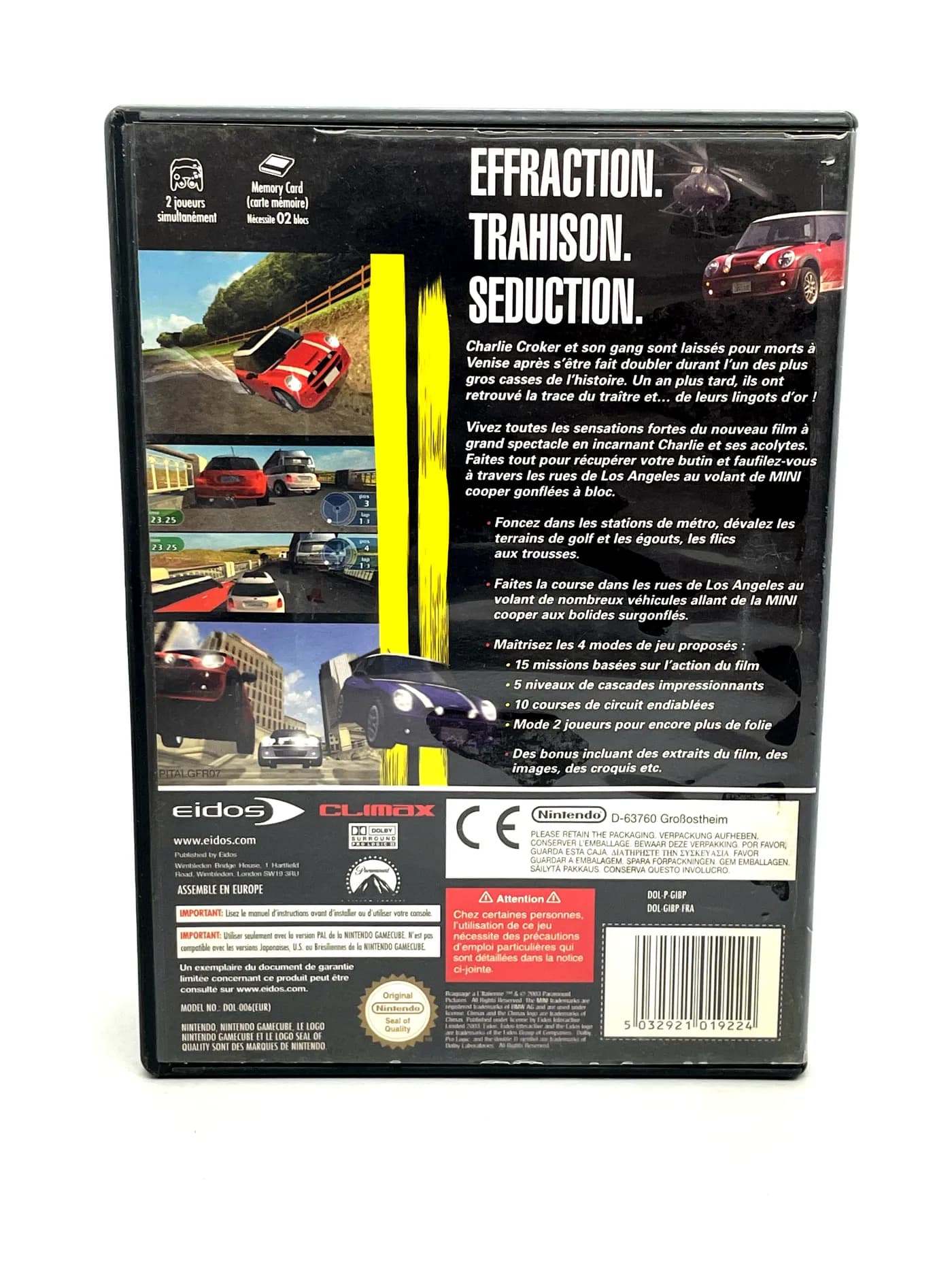 The Italian Job Nintendo GameCube