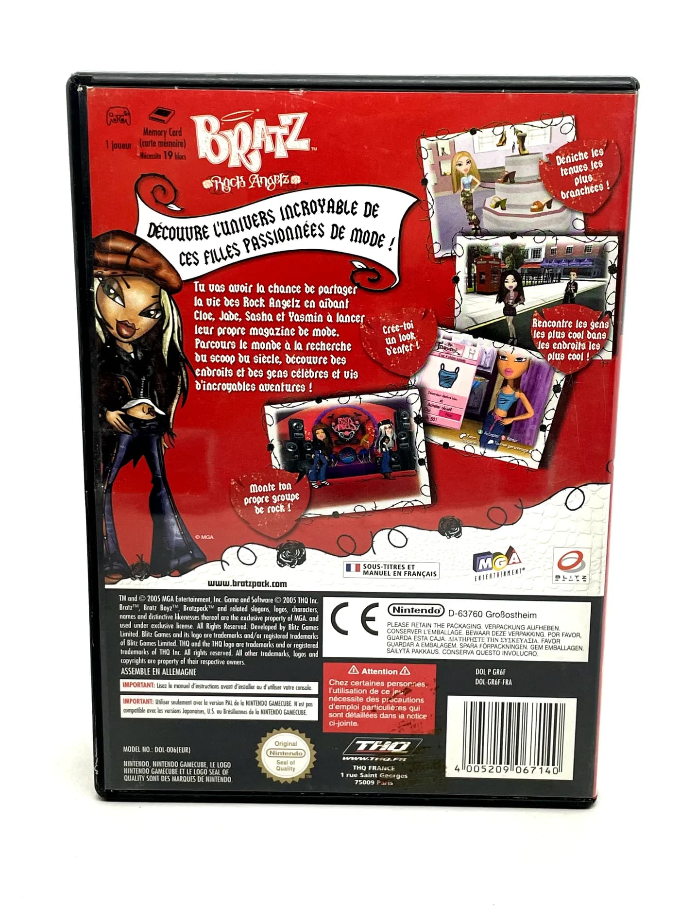 Bratz Rock Angelz Nintendo GameCube (FR)