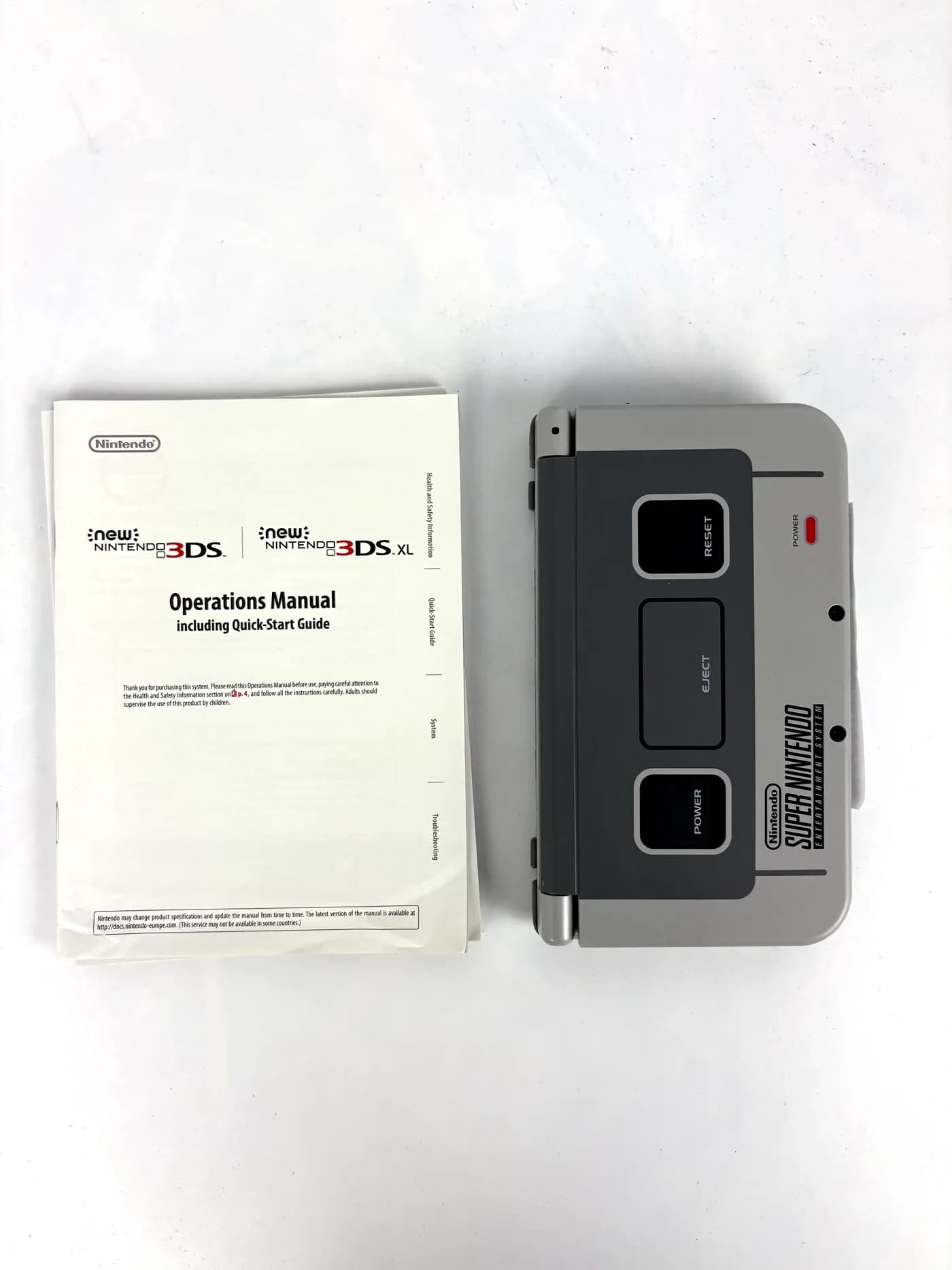 New Nintendo 3DS XL Super Nintendo Edition Console Complete