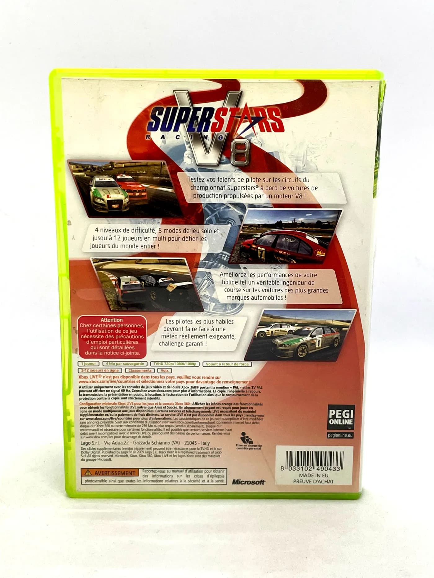 Superstars V8 Racing Xbox 360
