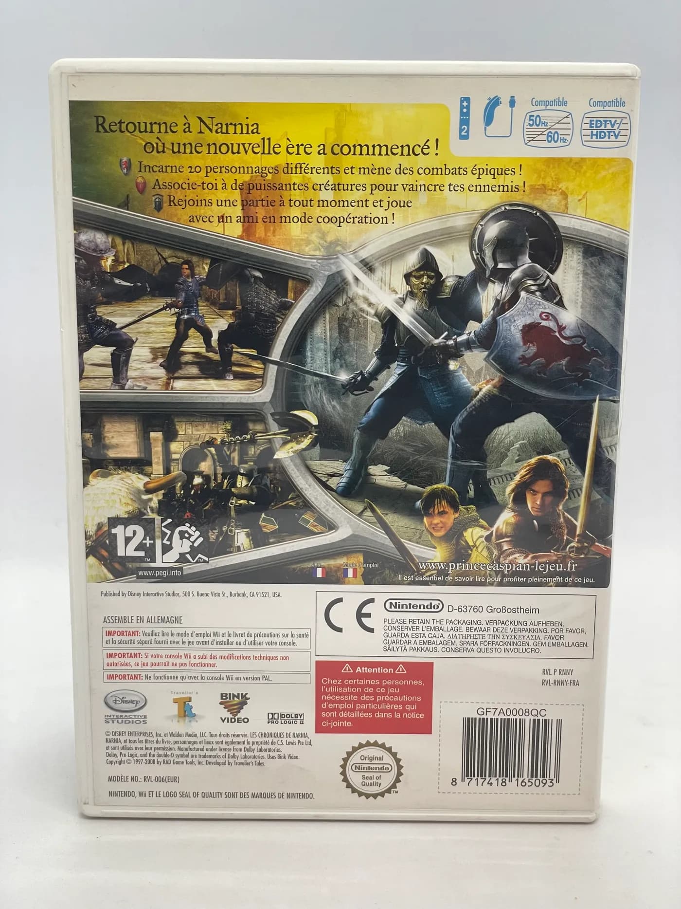 Chronicles of Narnia Chapter 2 Nintendo Wii (FR)