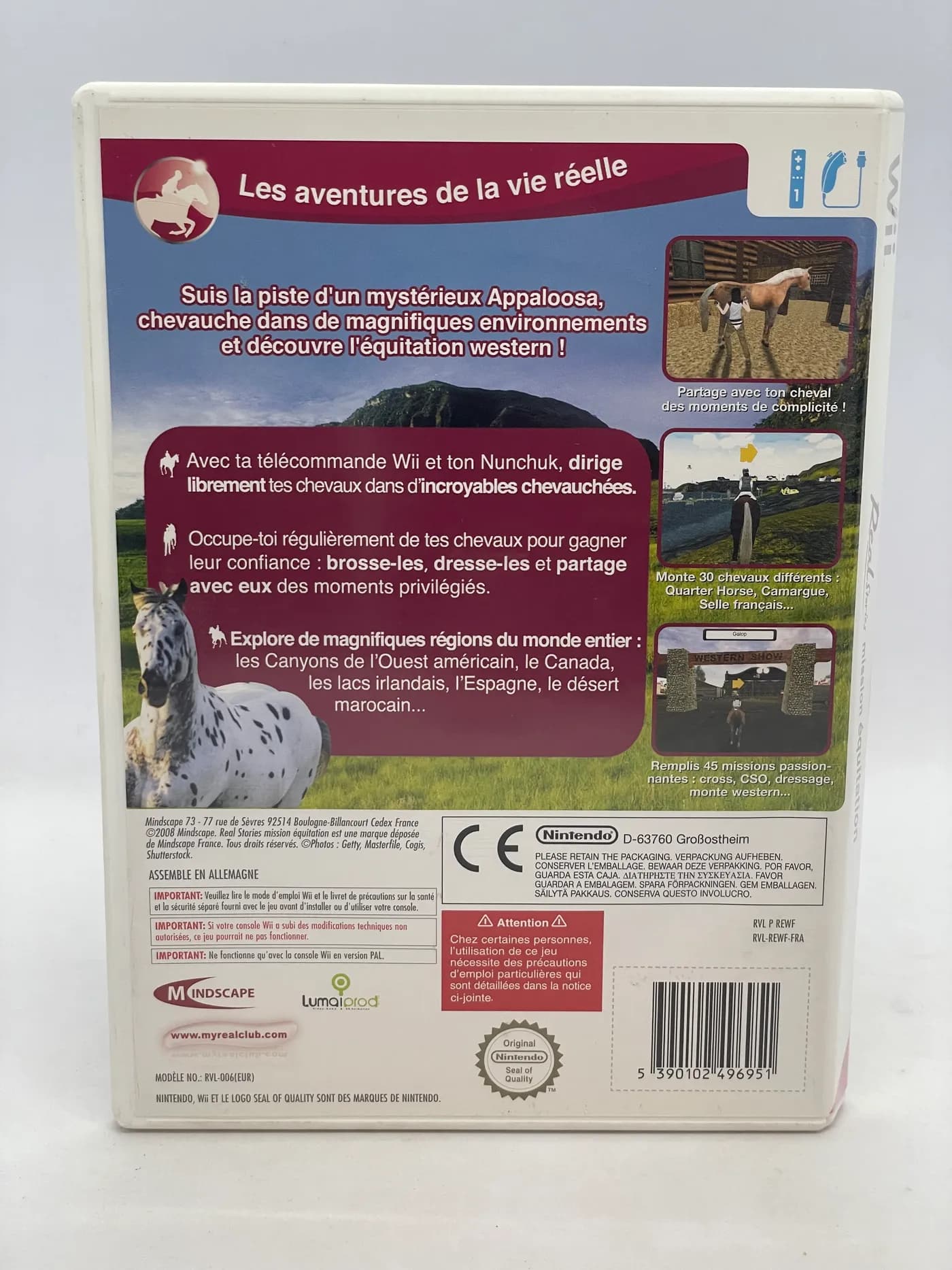 Real Stories Mission Equitation Nintendo Wii (FR)