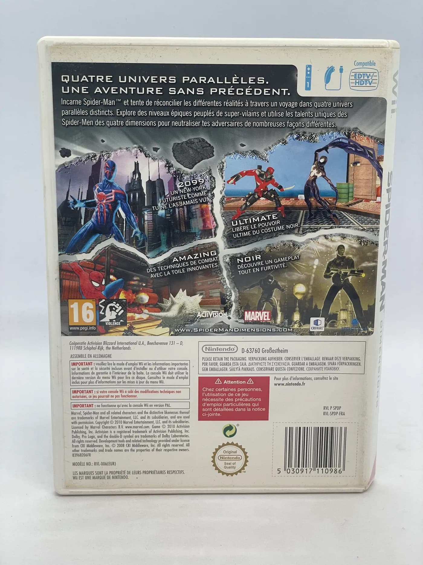 Spider-Man Shattered Dimensions Nintendo Wii