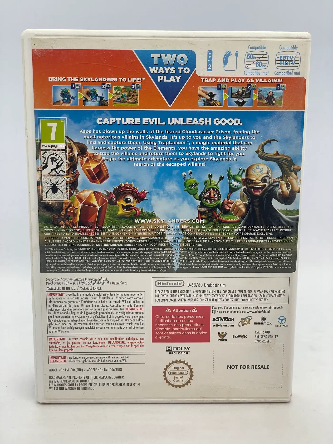 Skylanders Trap Team Nintendo Wii