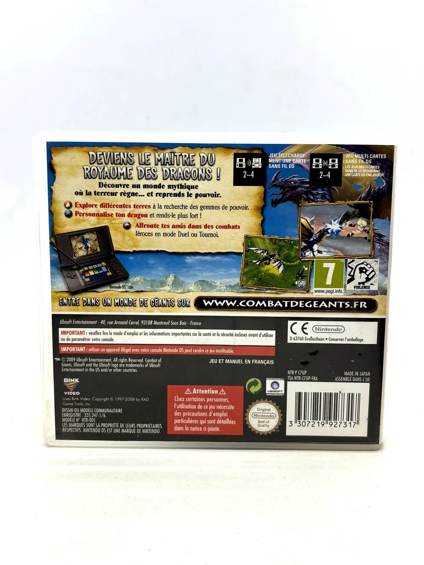 Combat of Giants Dragons Nintendo DS