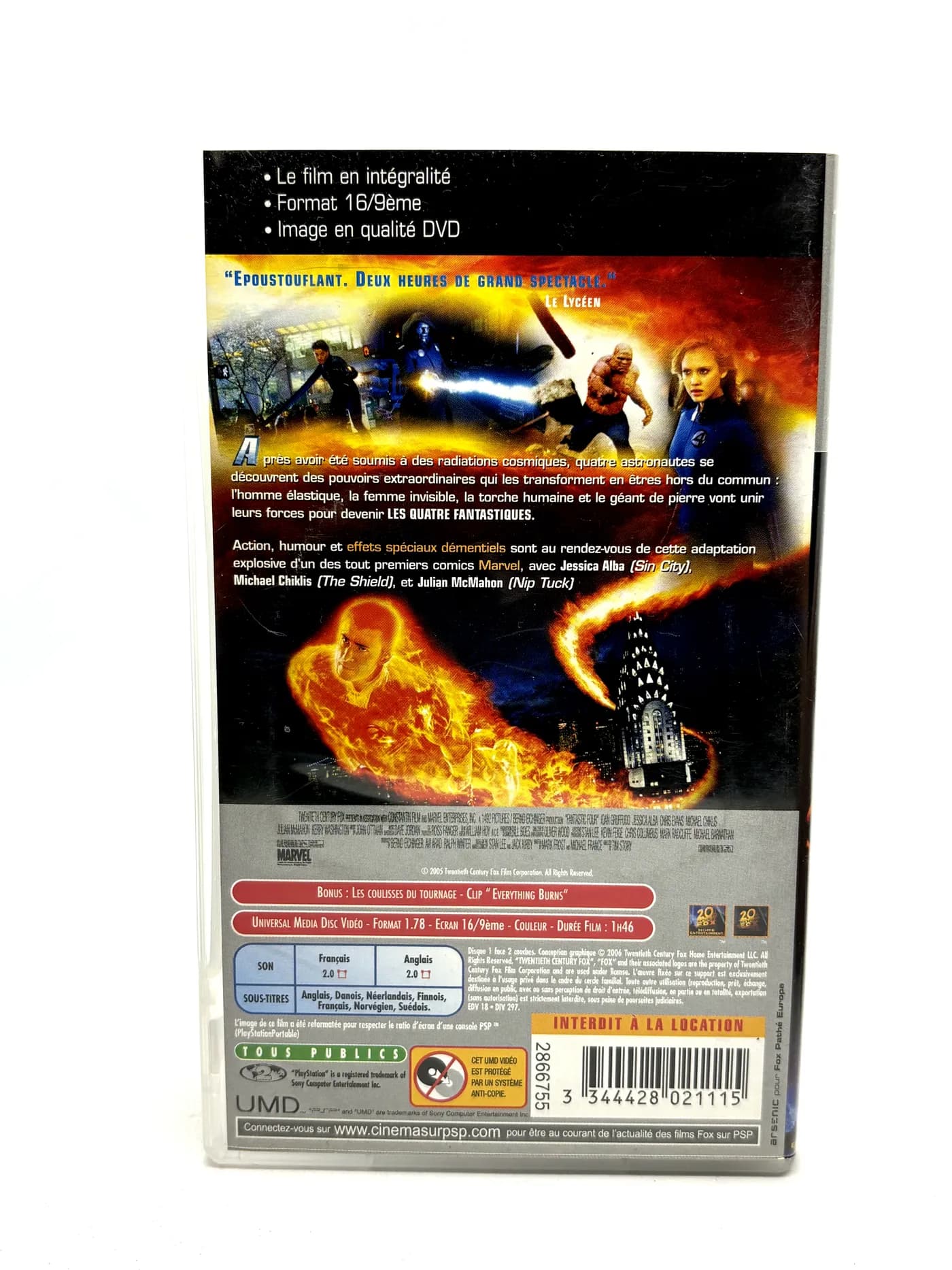 Fantastic Four PSP Video