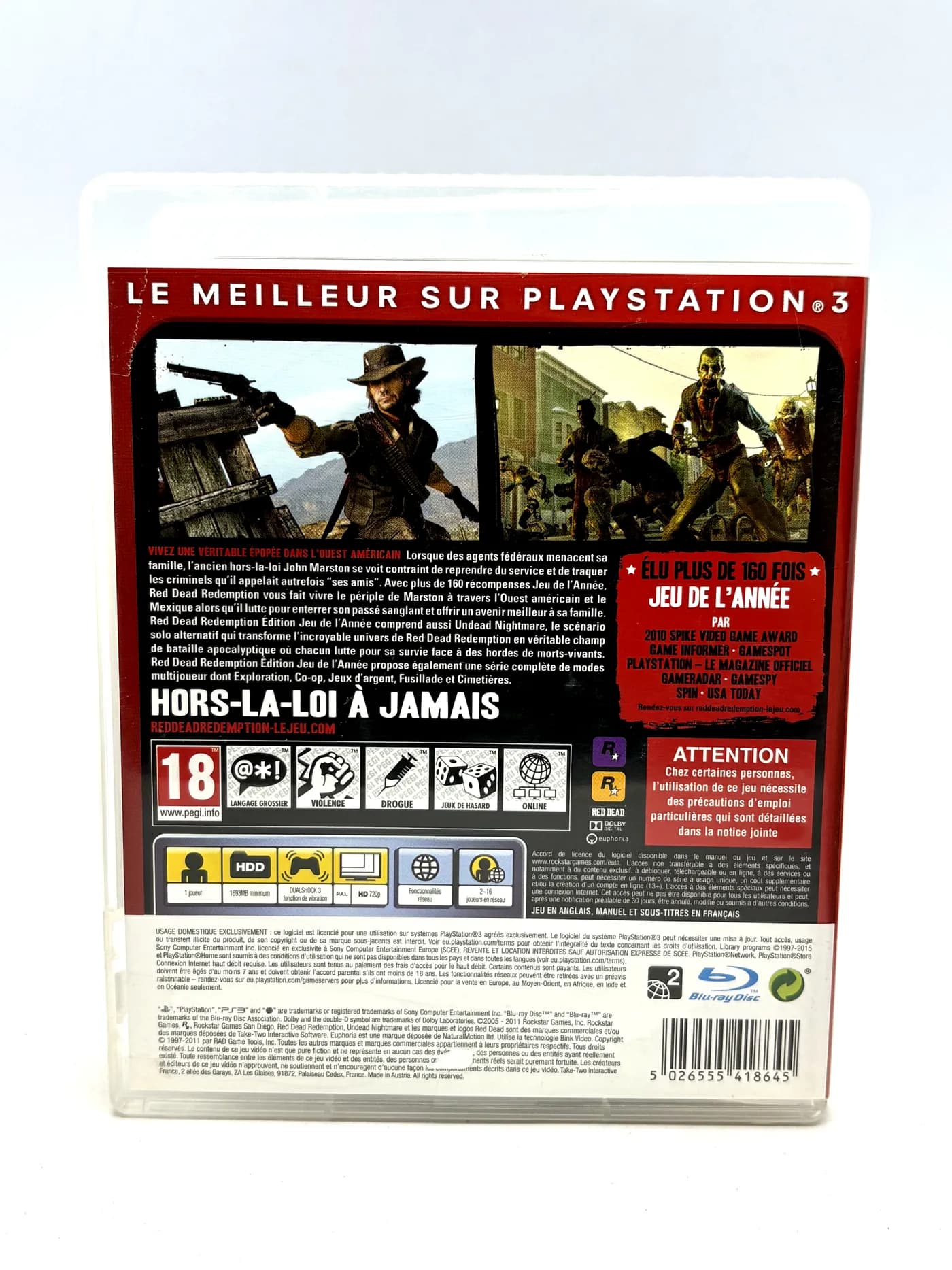 Red Dead Redemption Game of the Year PS3