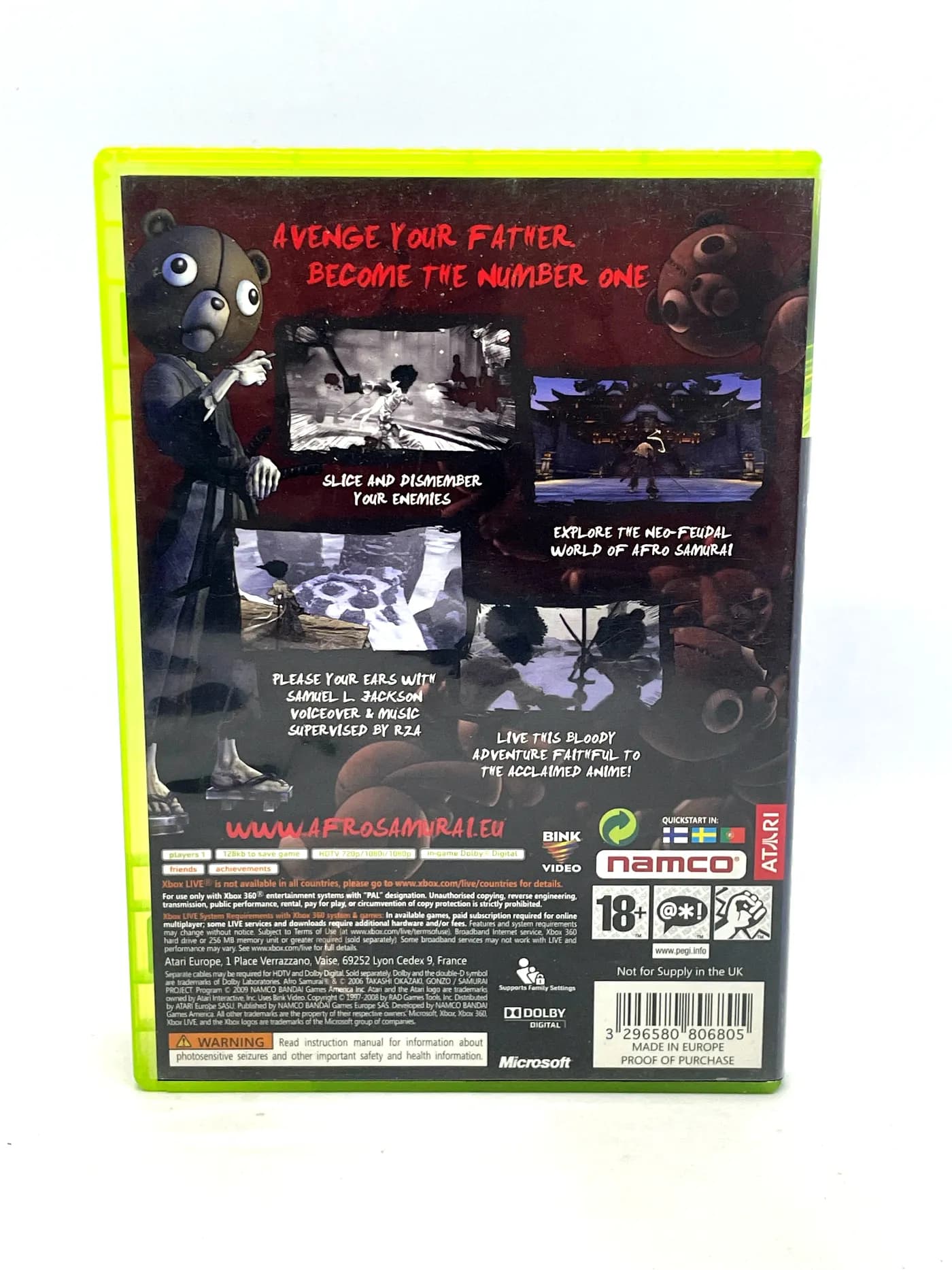 Afro Samurai Xbox 360