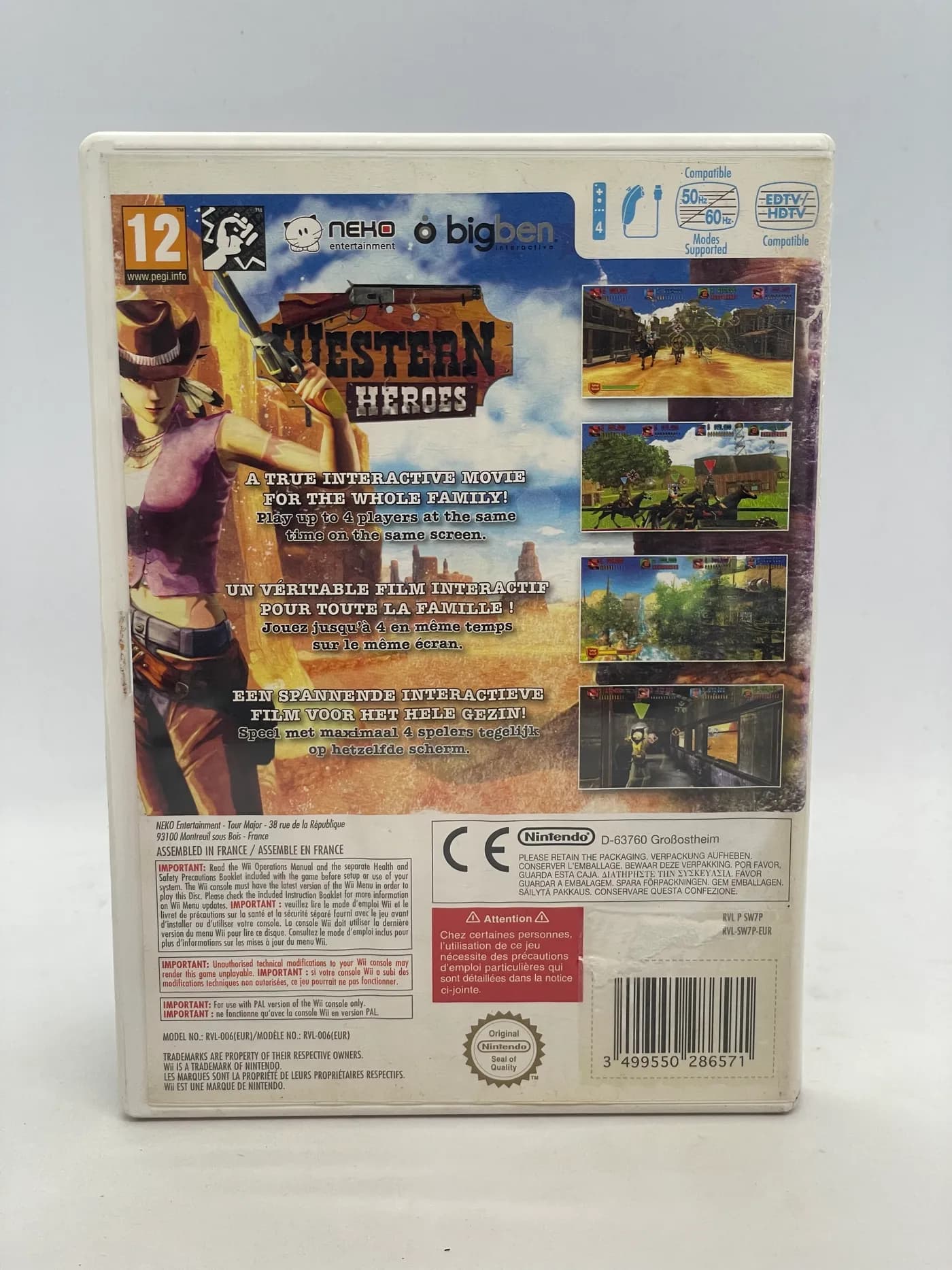 Western Heroes Nintendo Wii