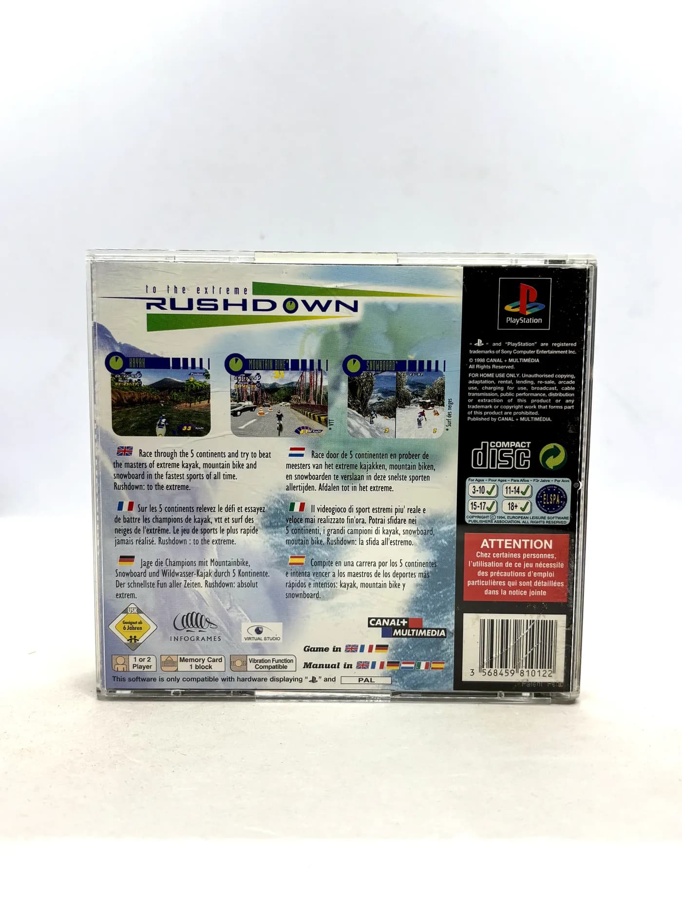 Rushdown PS1 PSX