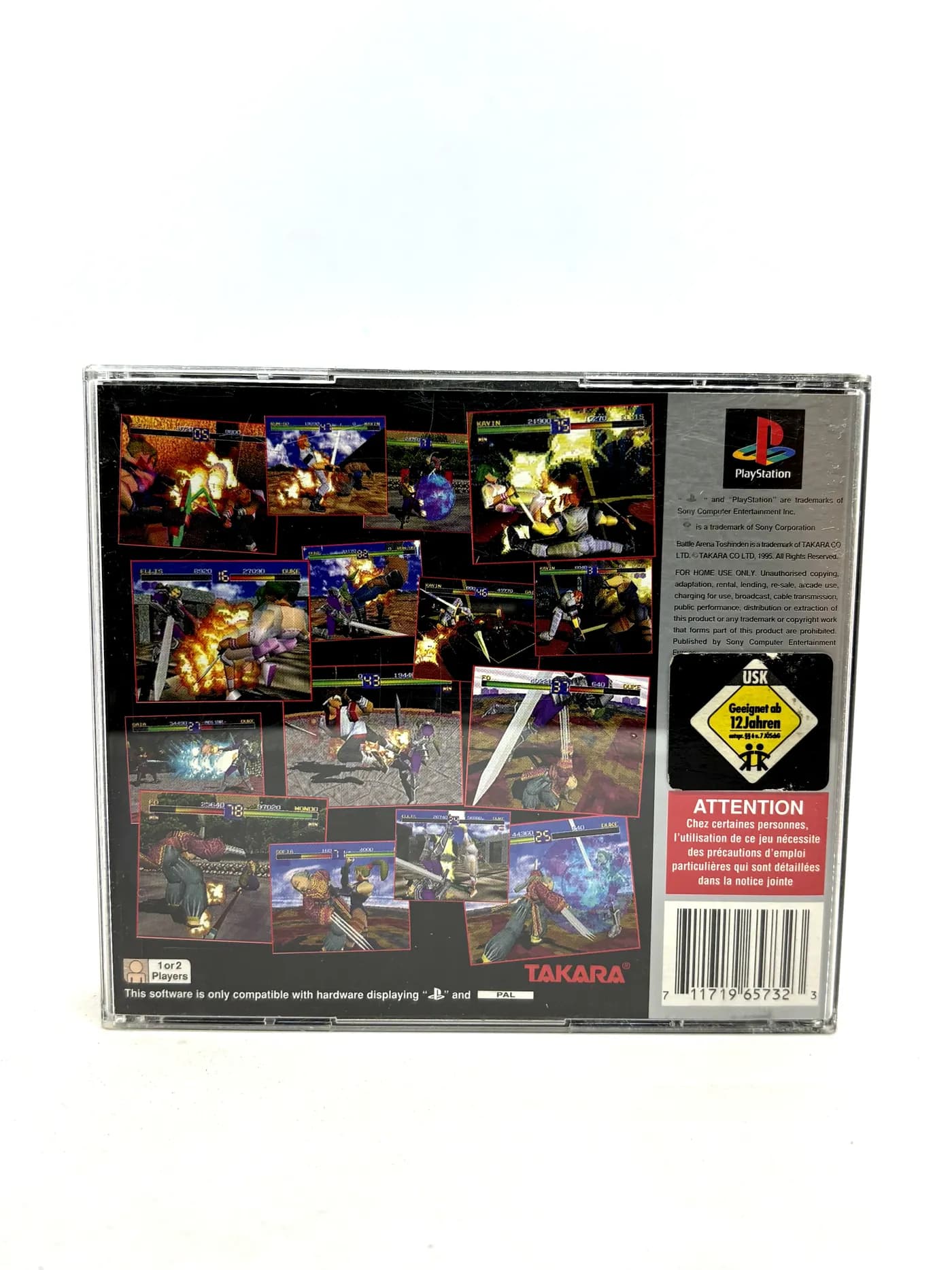 Battle Arena Toshinden PS1 PSX