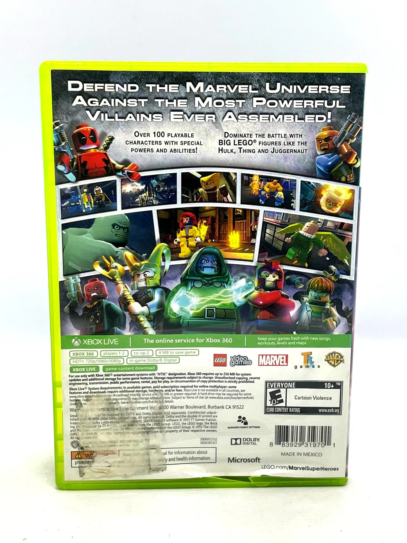 Lego Marvel Super Heroes Xbox 360