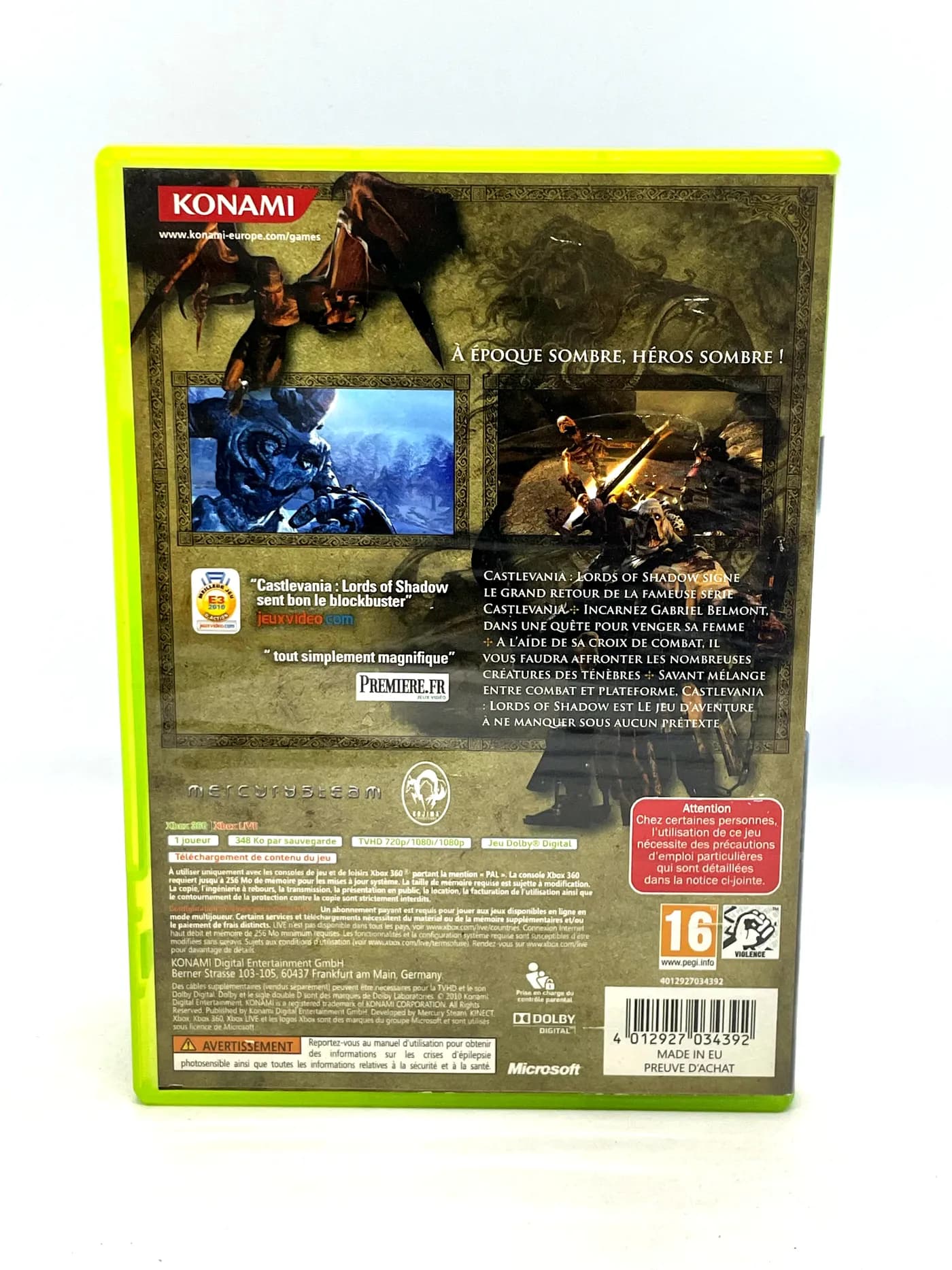 Castlevania Lords of Shadow Xbox 360