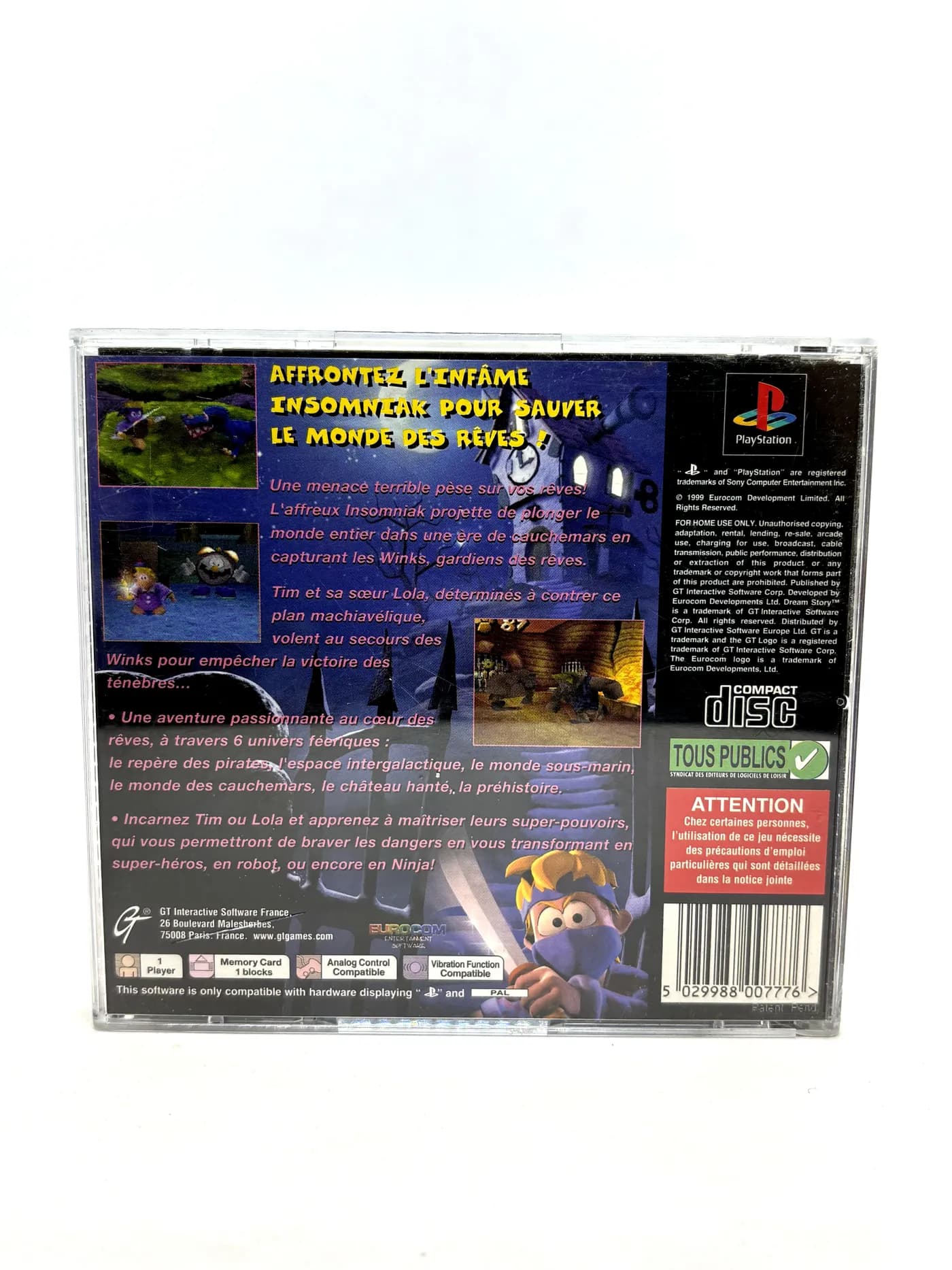 Dream Story PS1 PSX (FR)