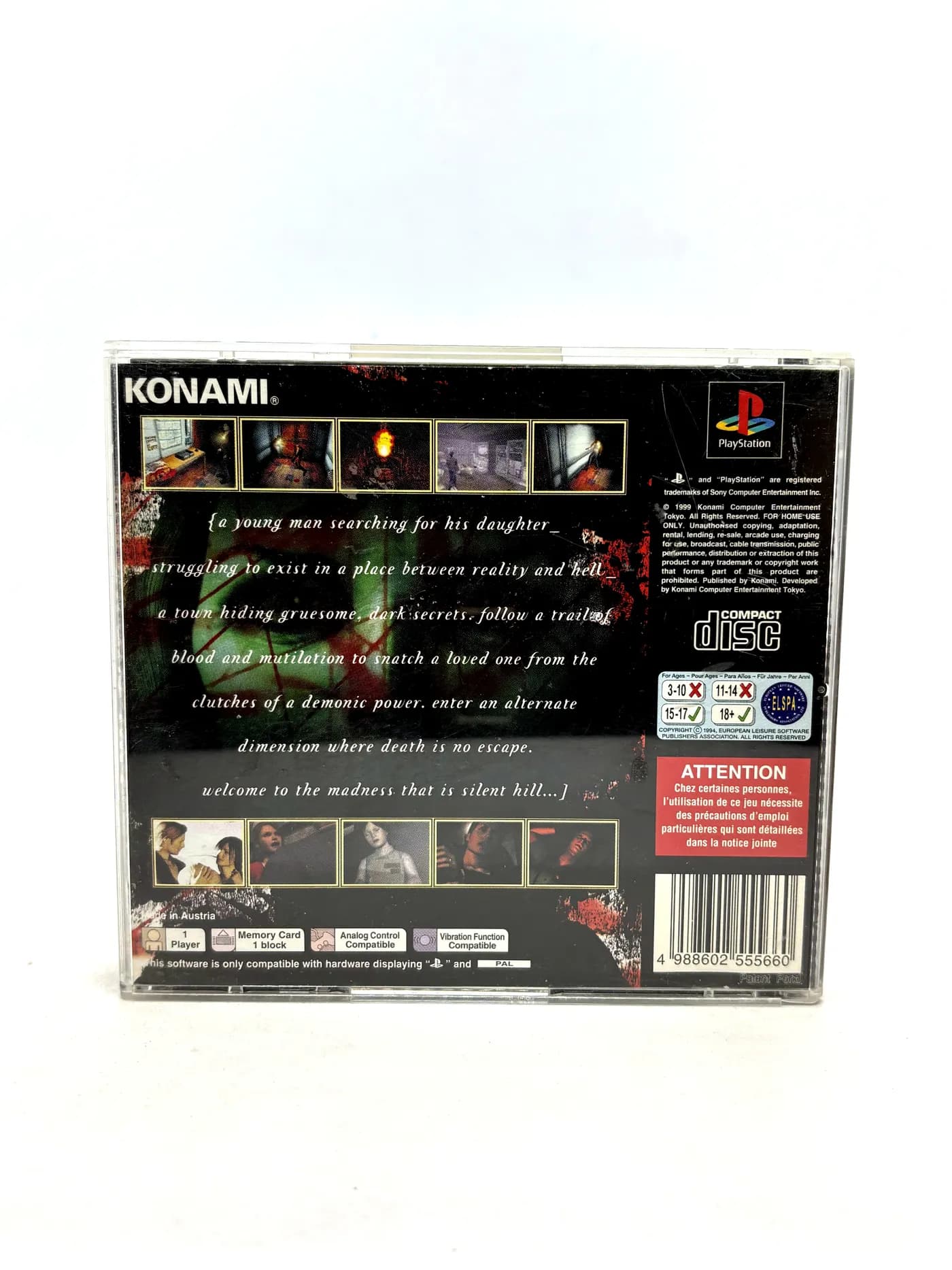 Silent Hill PS1 PSX Complete English