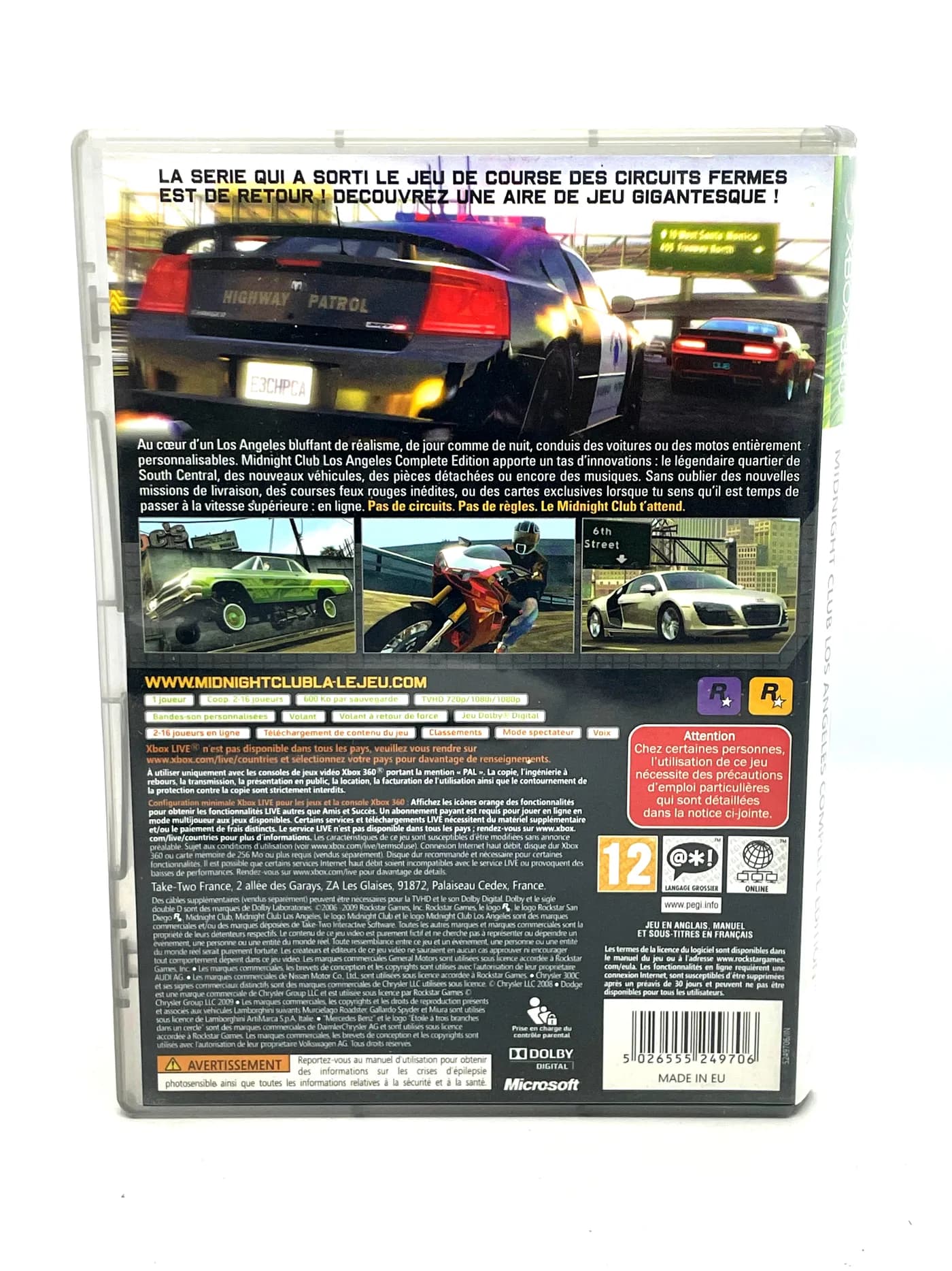 Midnight Club Los Angeles Complete Edition Xbox 360