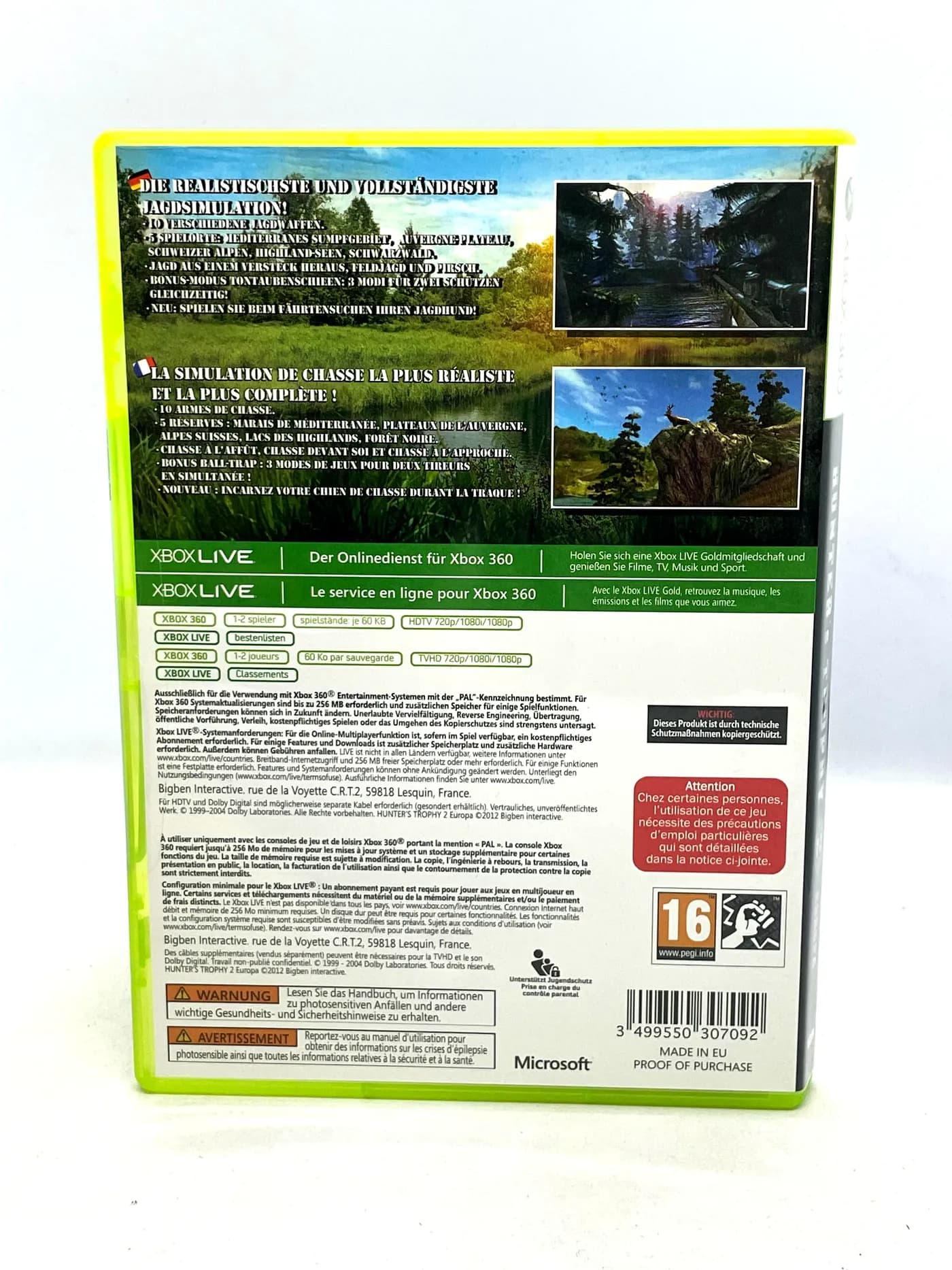 Hunter's Trophy 2 Europa Xbox 360