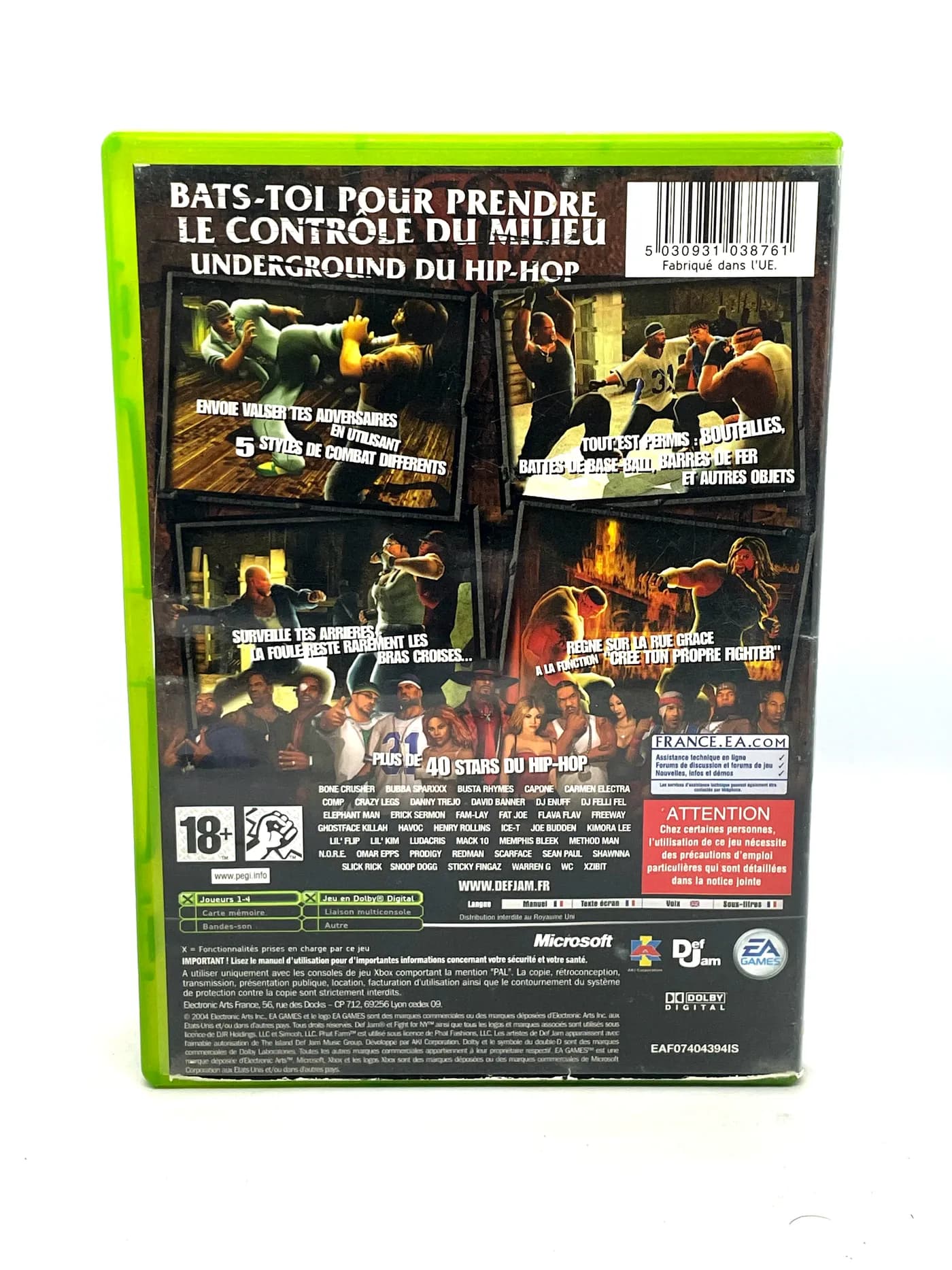 Def Jam Fight for NY Xbox