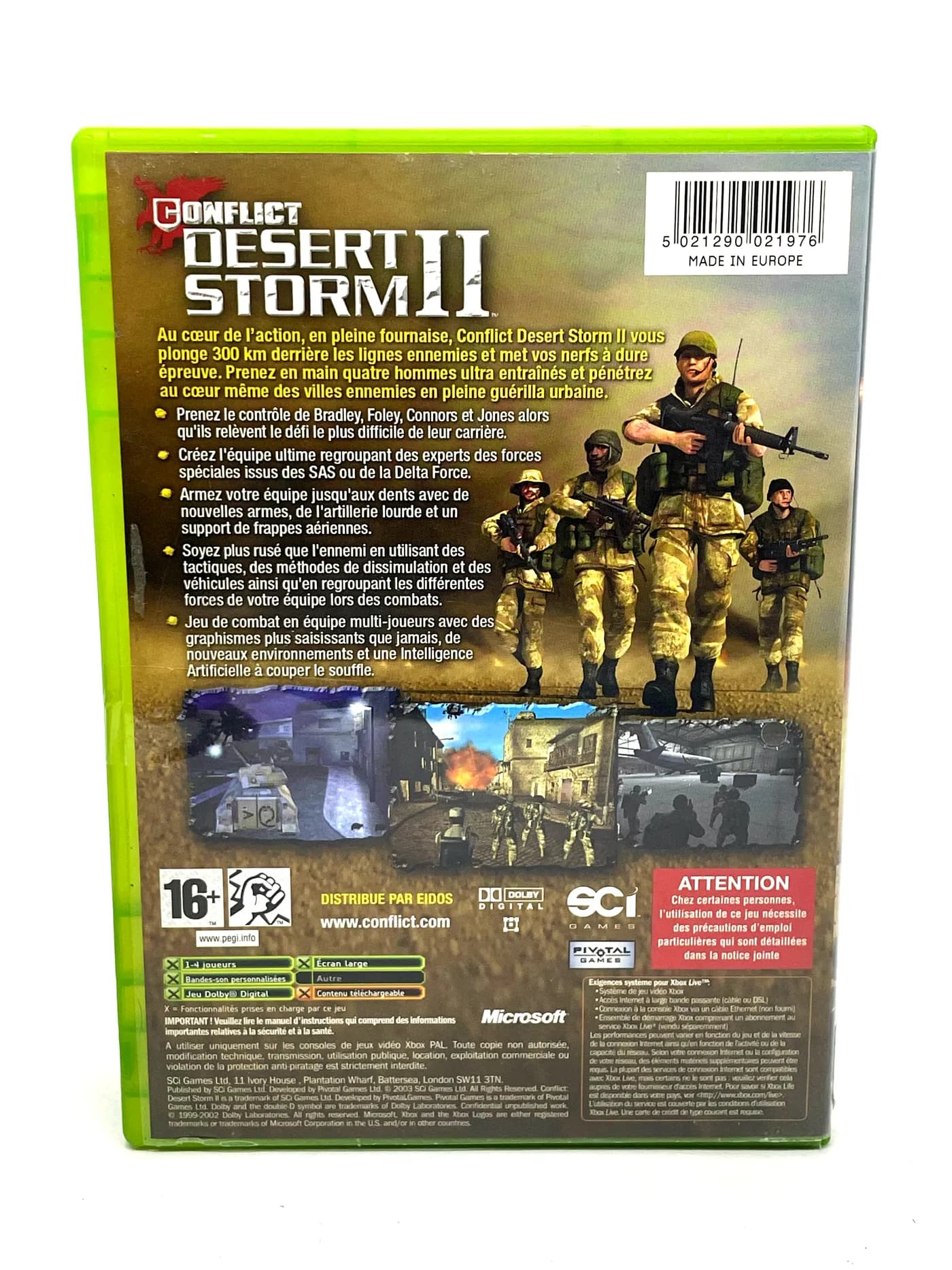 Conflict Desert Storm II Xbox