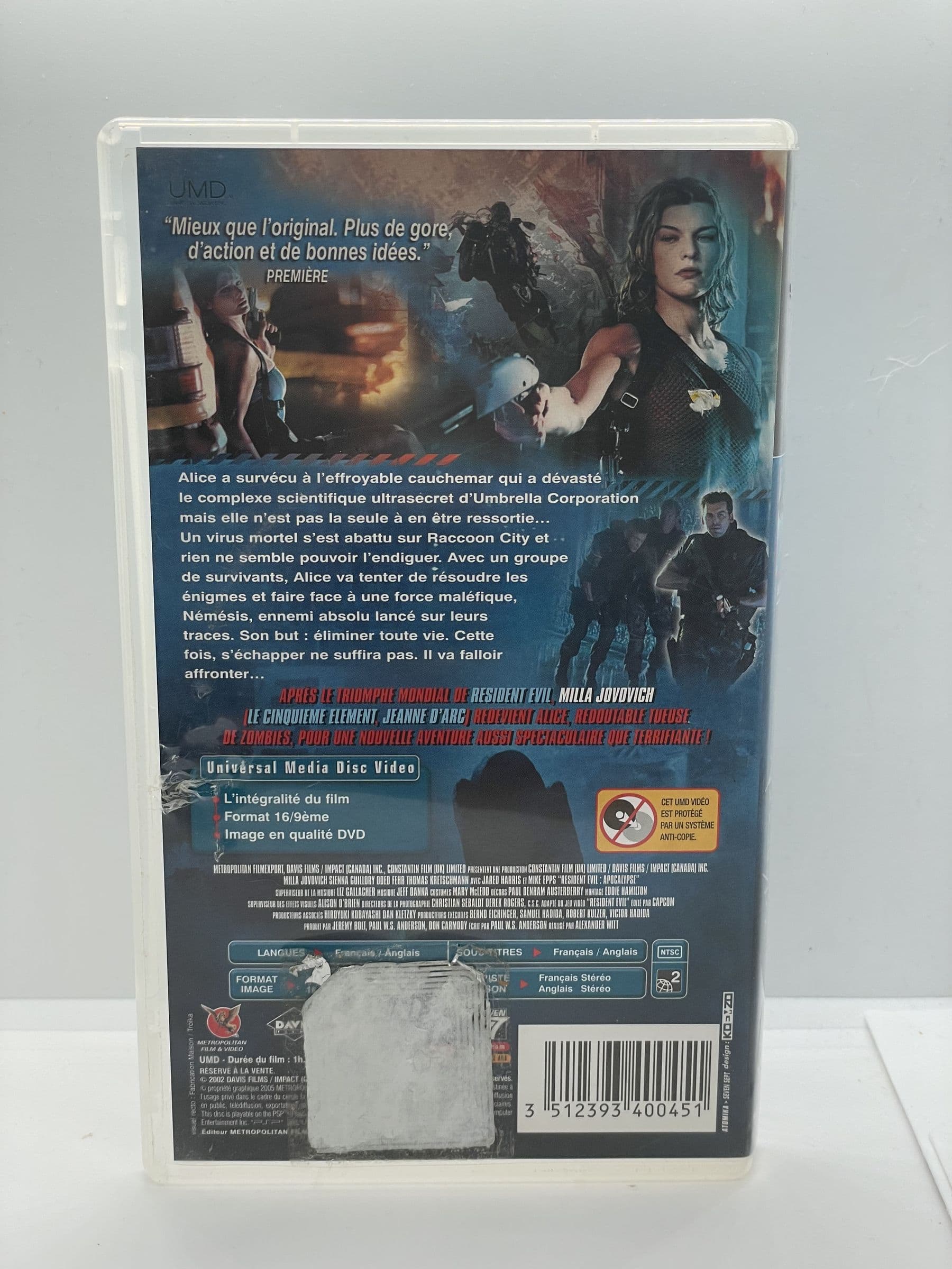 Resident Evil Apocalypse PSP Video
