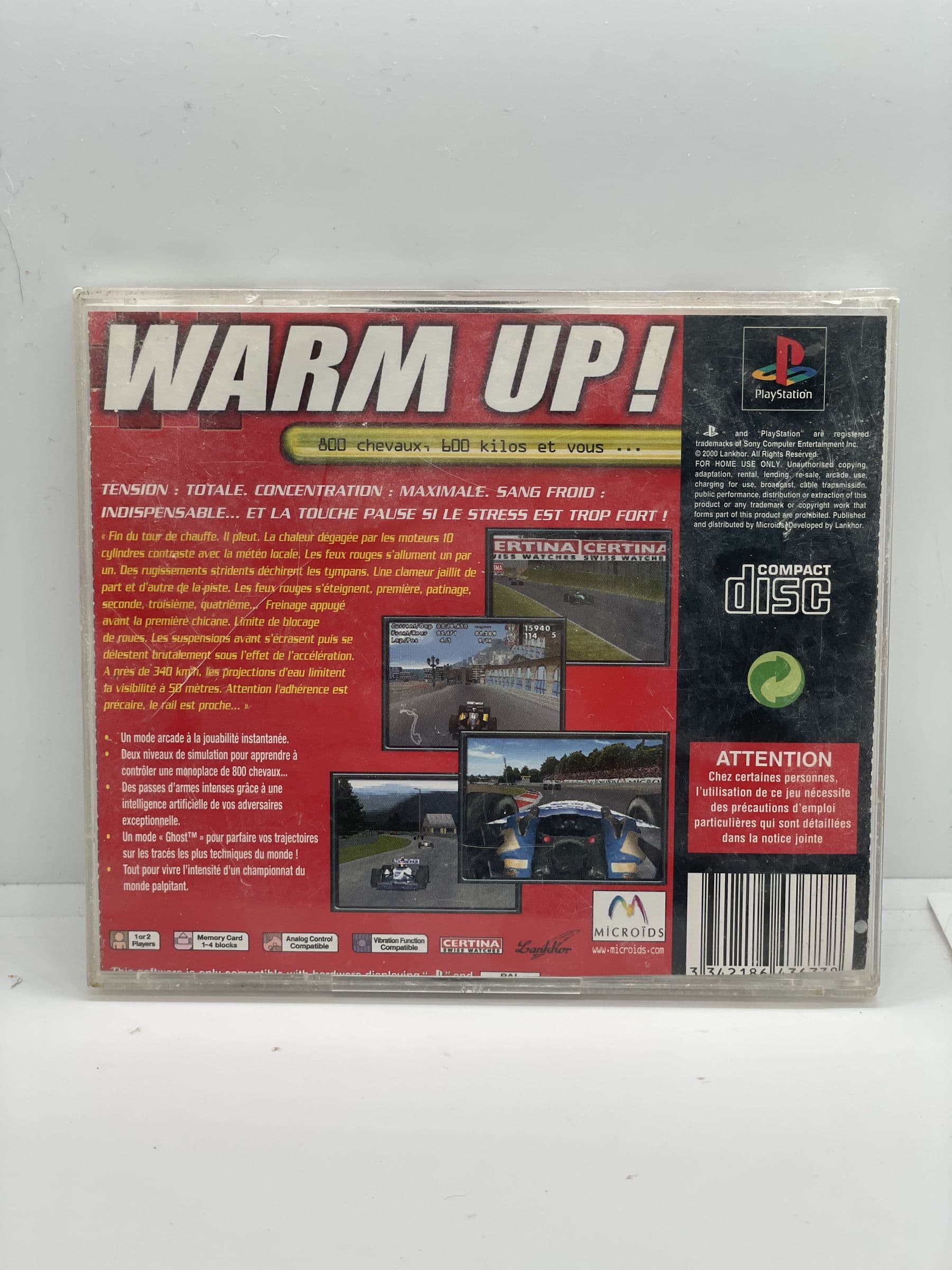 Warm Up! PS1 PSX