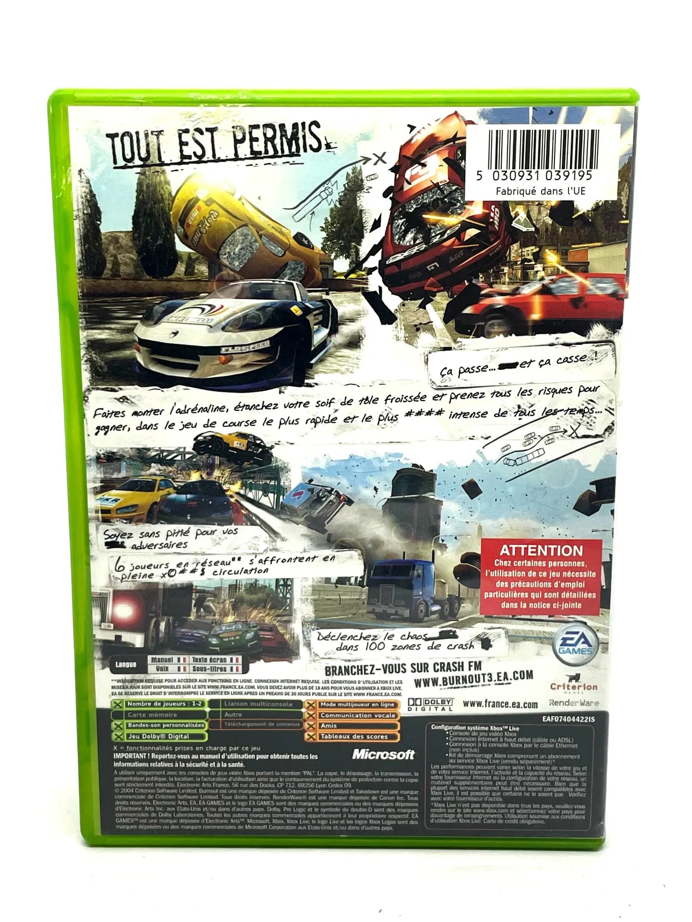 Burnout 3 Takedown Xbox