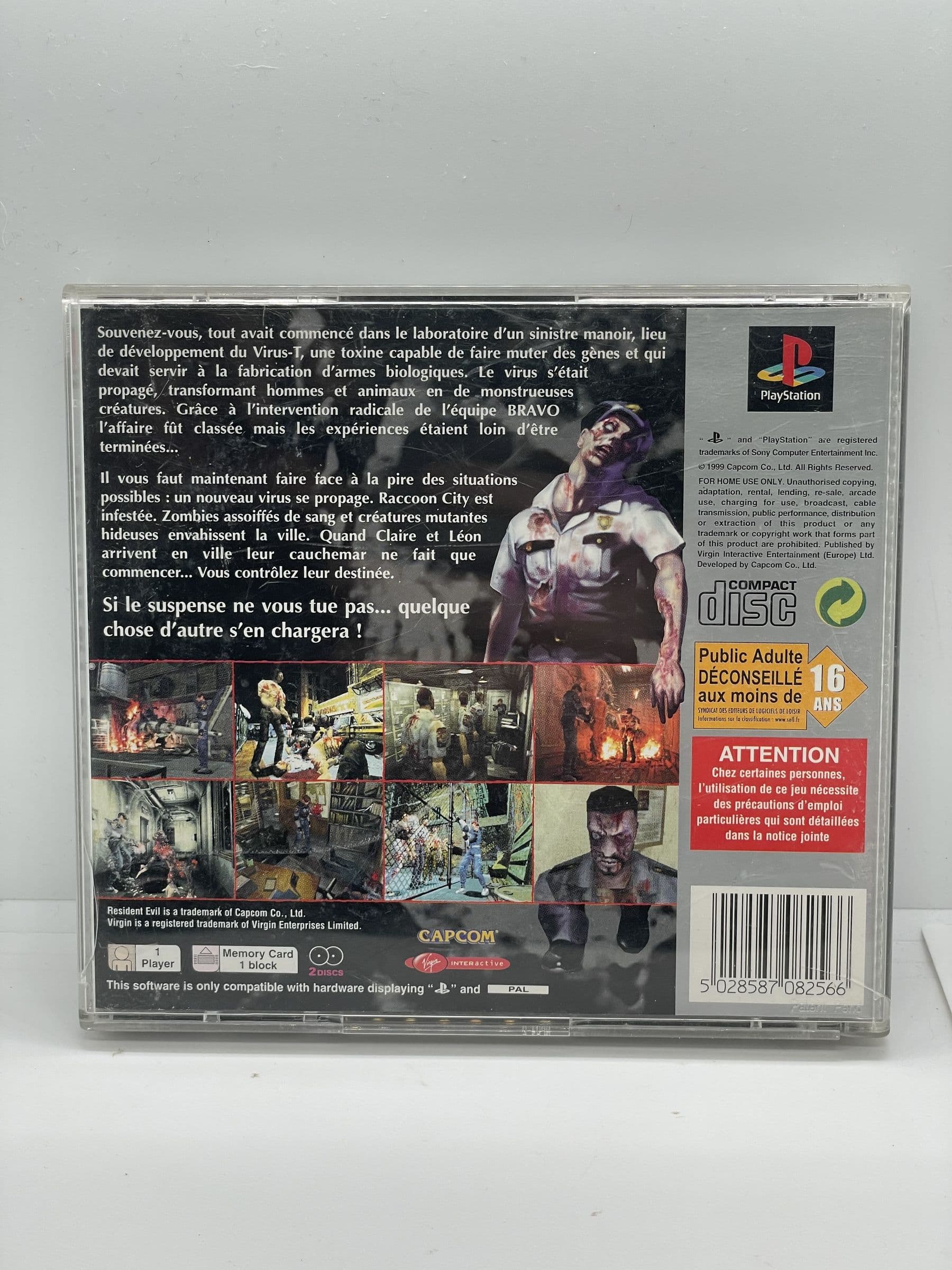 Resident Evil 2 PS1 PSX (FR)