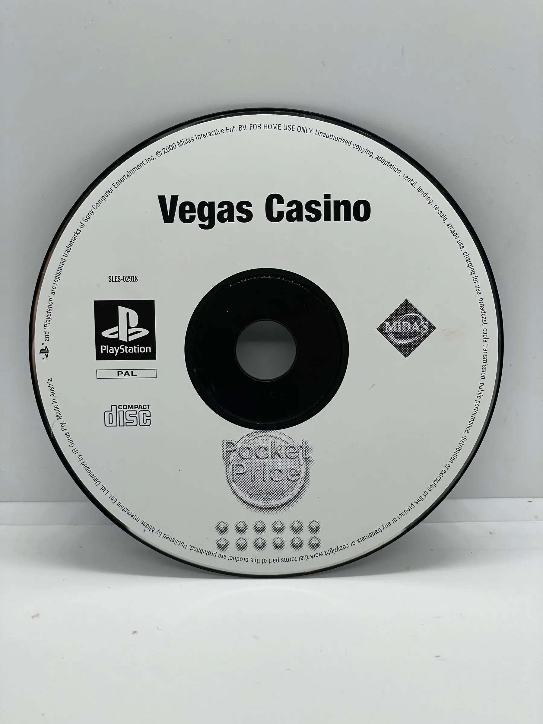 Vegas Casino PS1 PSX (CD)