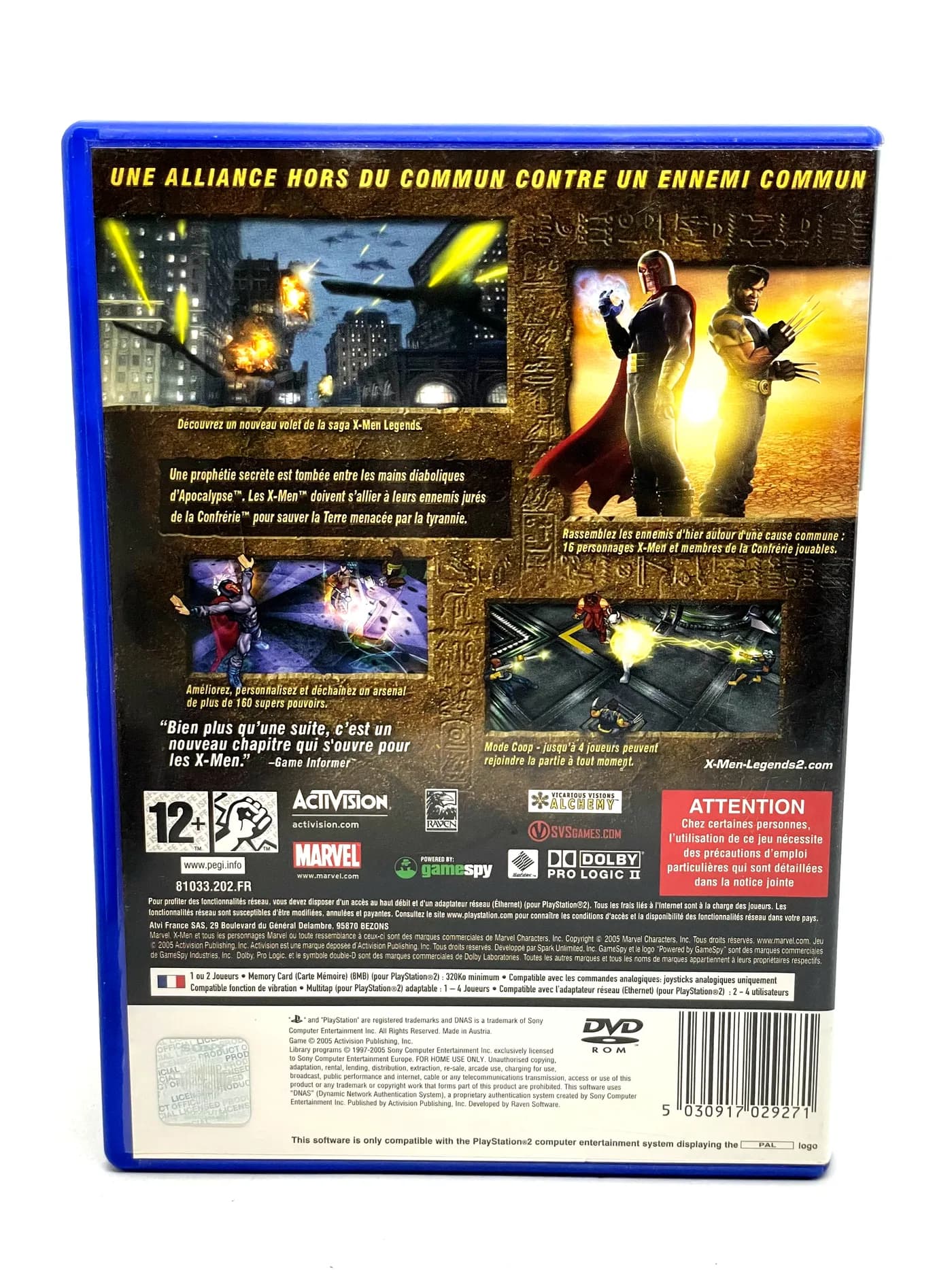 X-Men Legends II Rise of Apocalypse PS2