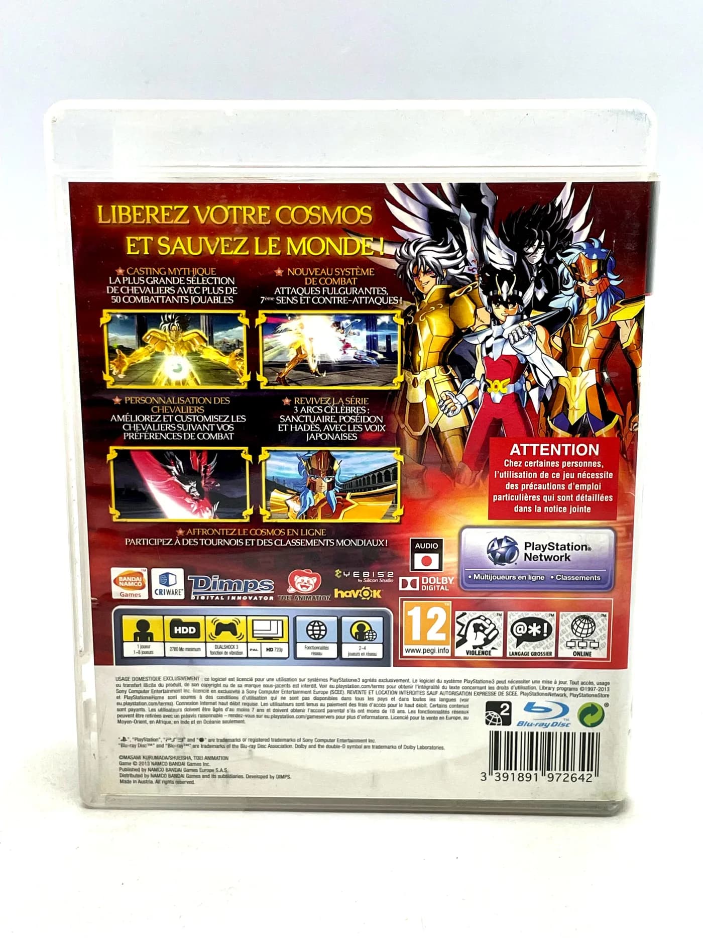 Saint Seiya Brave Soldiers PS3