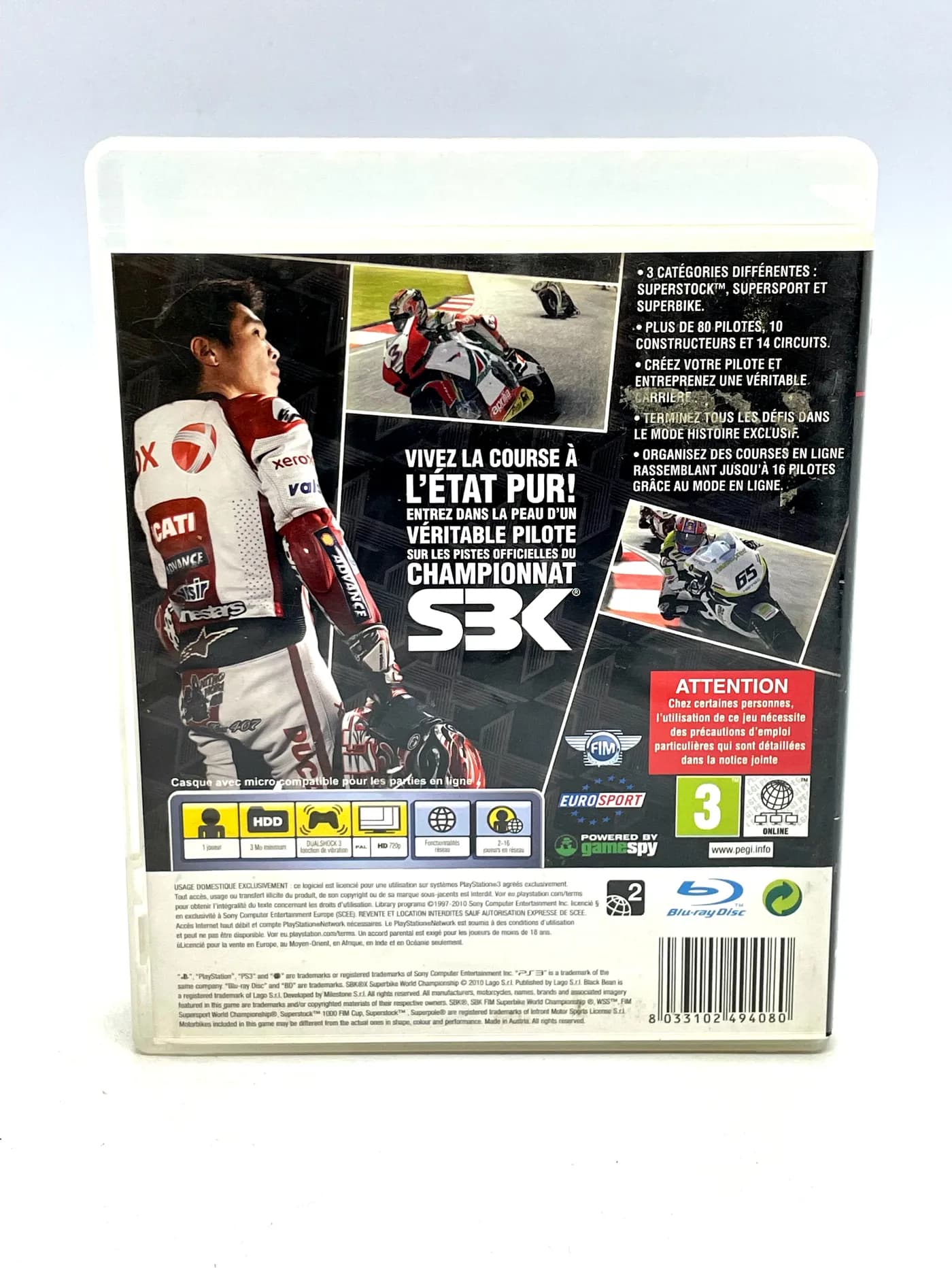 SBK X Superbike World Championship PS3