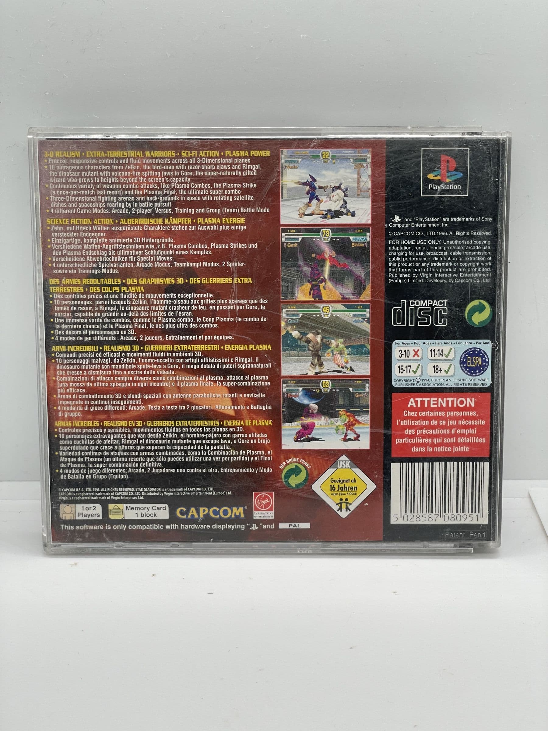 Star Gladiator Episode 1 PS1 PSX