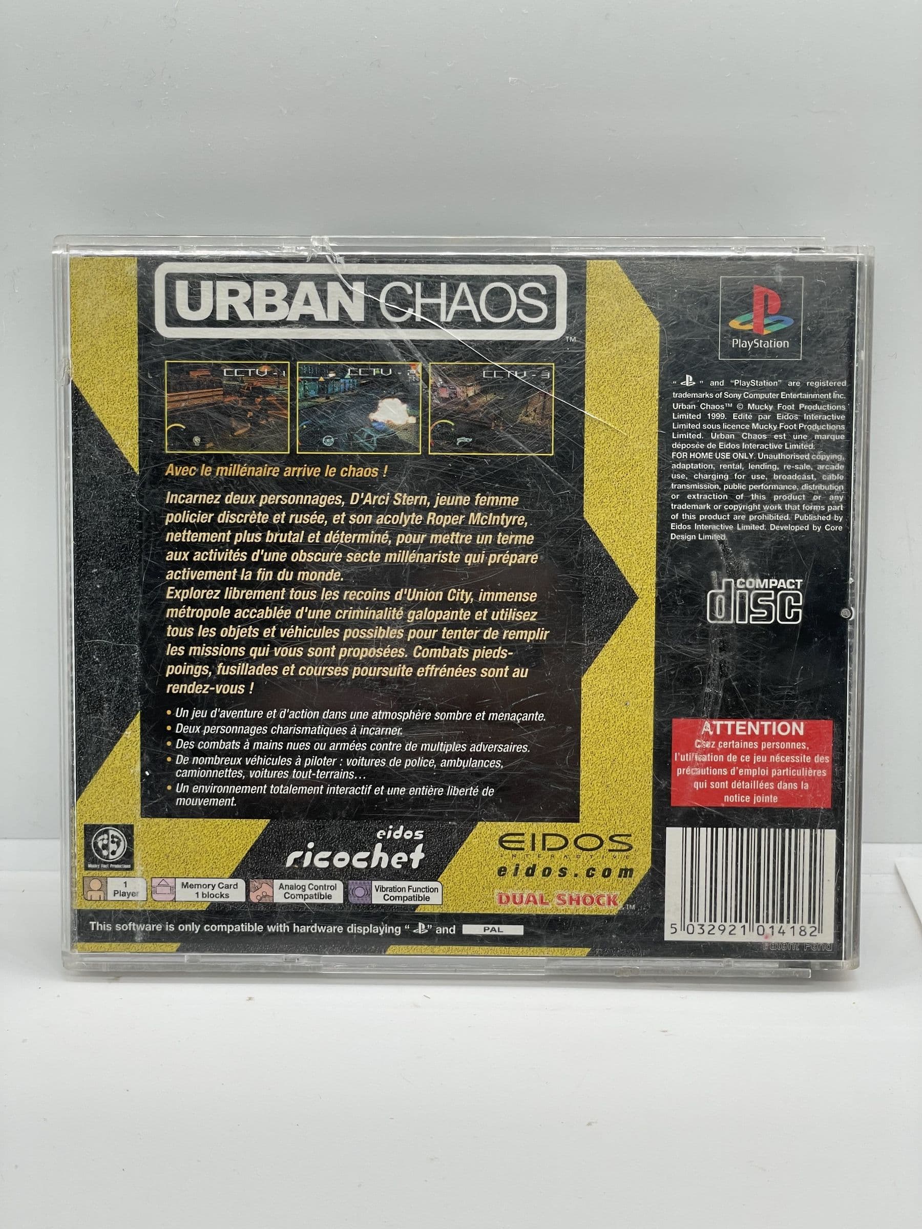 Urban Chaos PS1 PSX (FR)