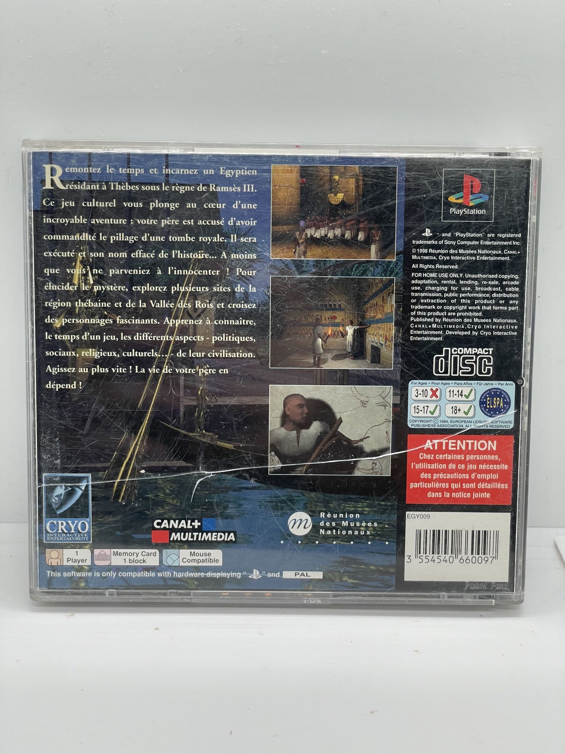 Egypt 1156 BC PS1 PSX (FR)