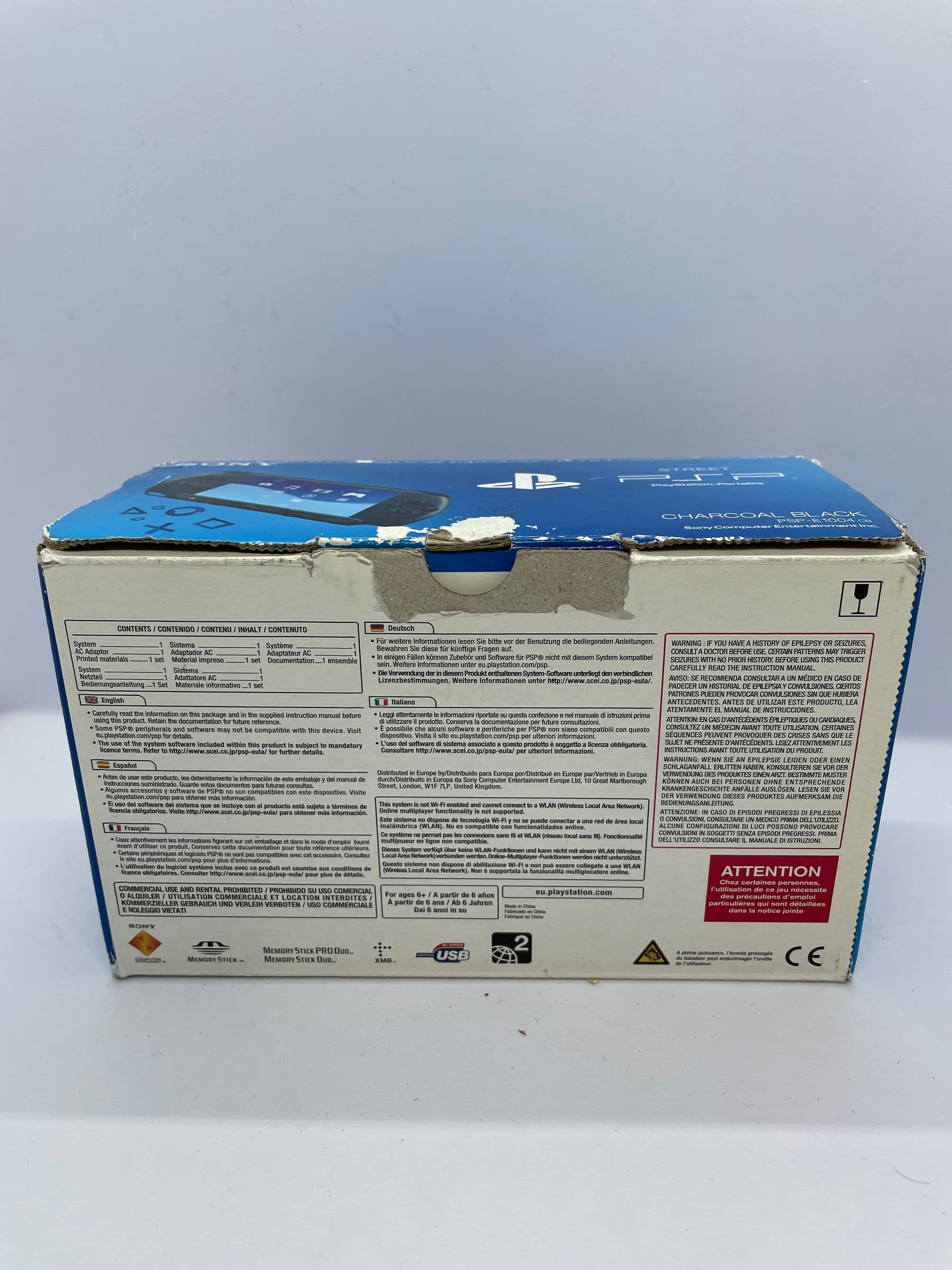 Console PSP Street PSP-E1004 CB