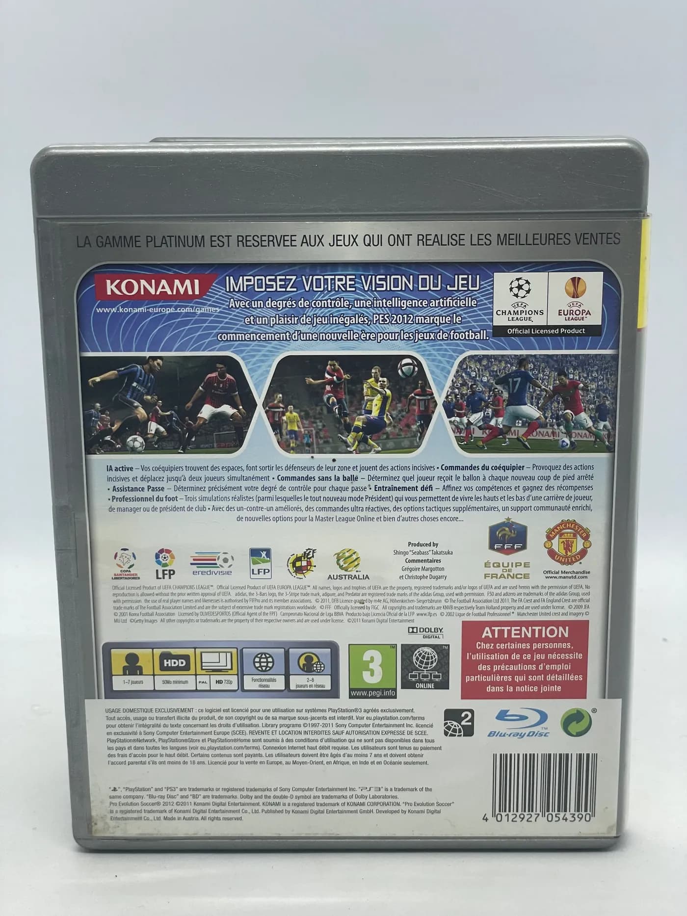 Pro Evolution Soccer 2012 PS3 (FR)