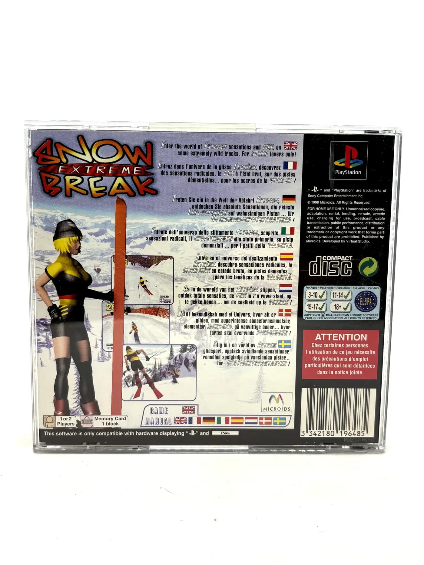 Extreme Snow Break PS1 PSX