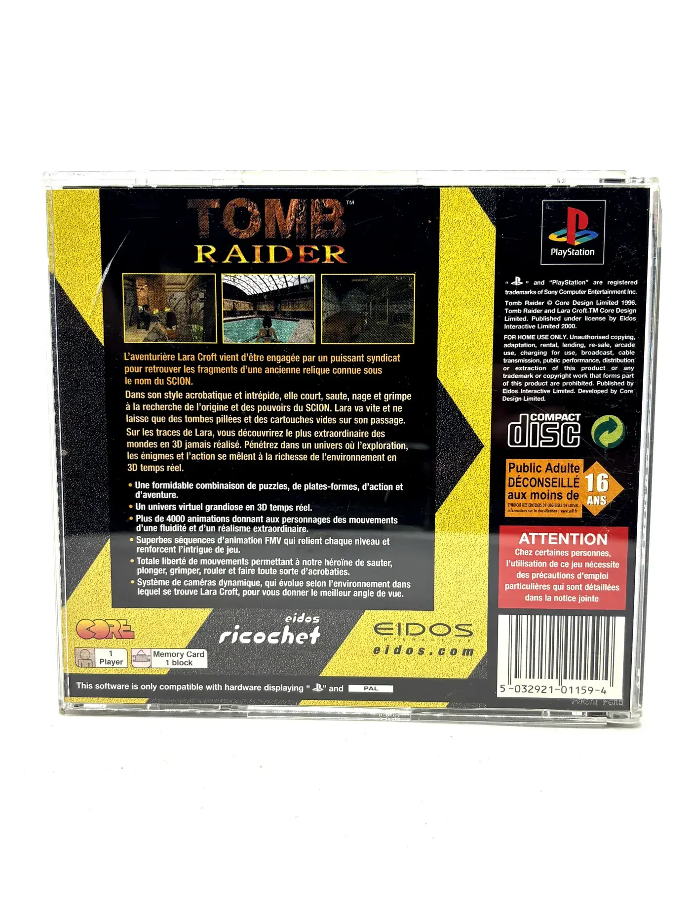 Tomb Raider PS1 PSX (FR)