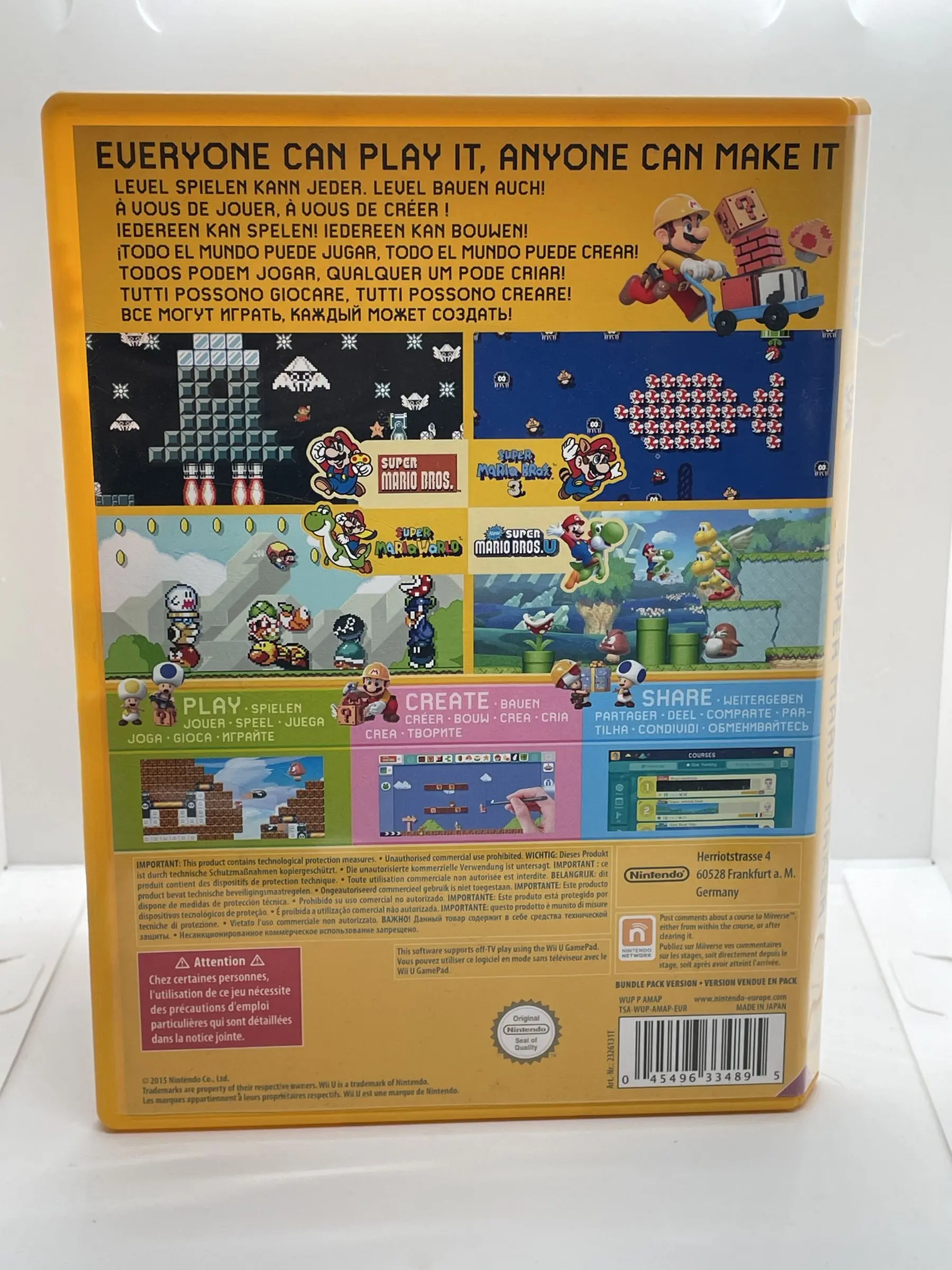 Super Mario Maker Wii U