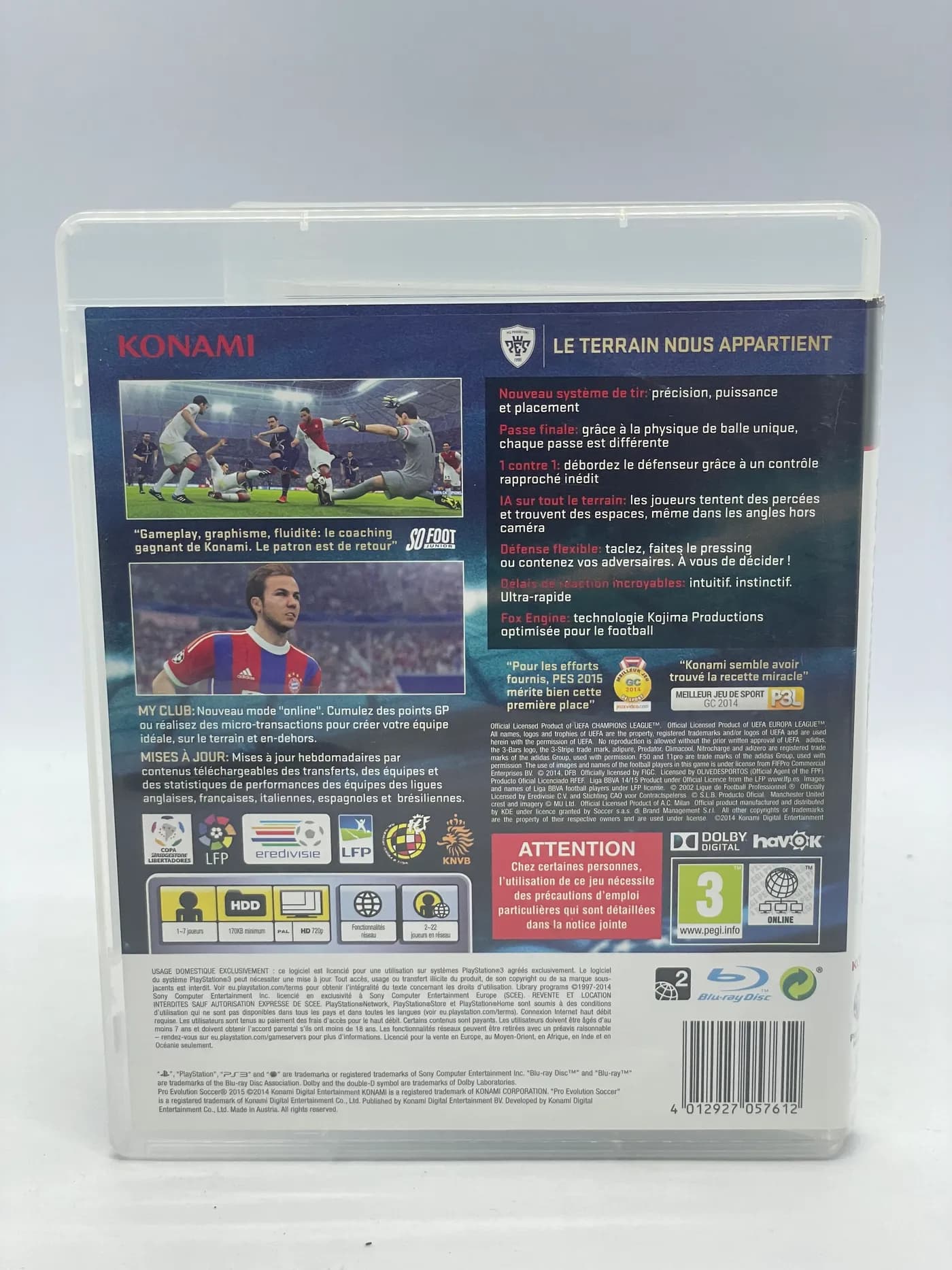 Pro Evolution Soccer 2015 PS3