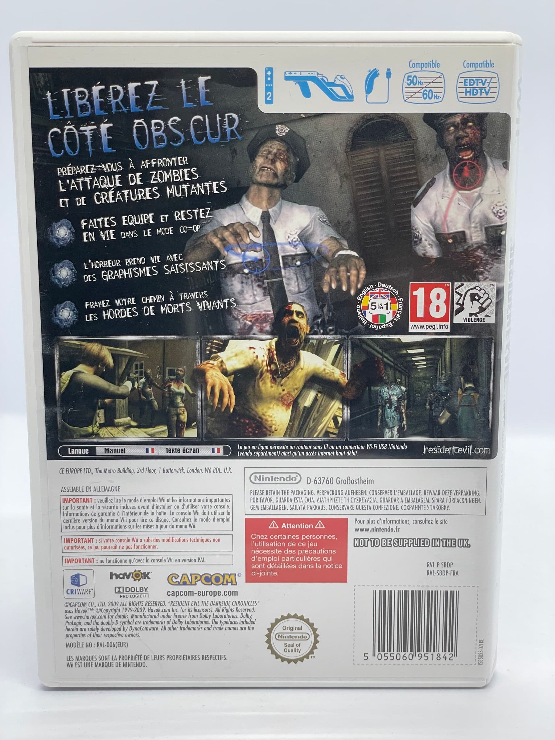 Resident Evil The Darkside Chronicles Nintendo Wii